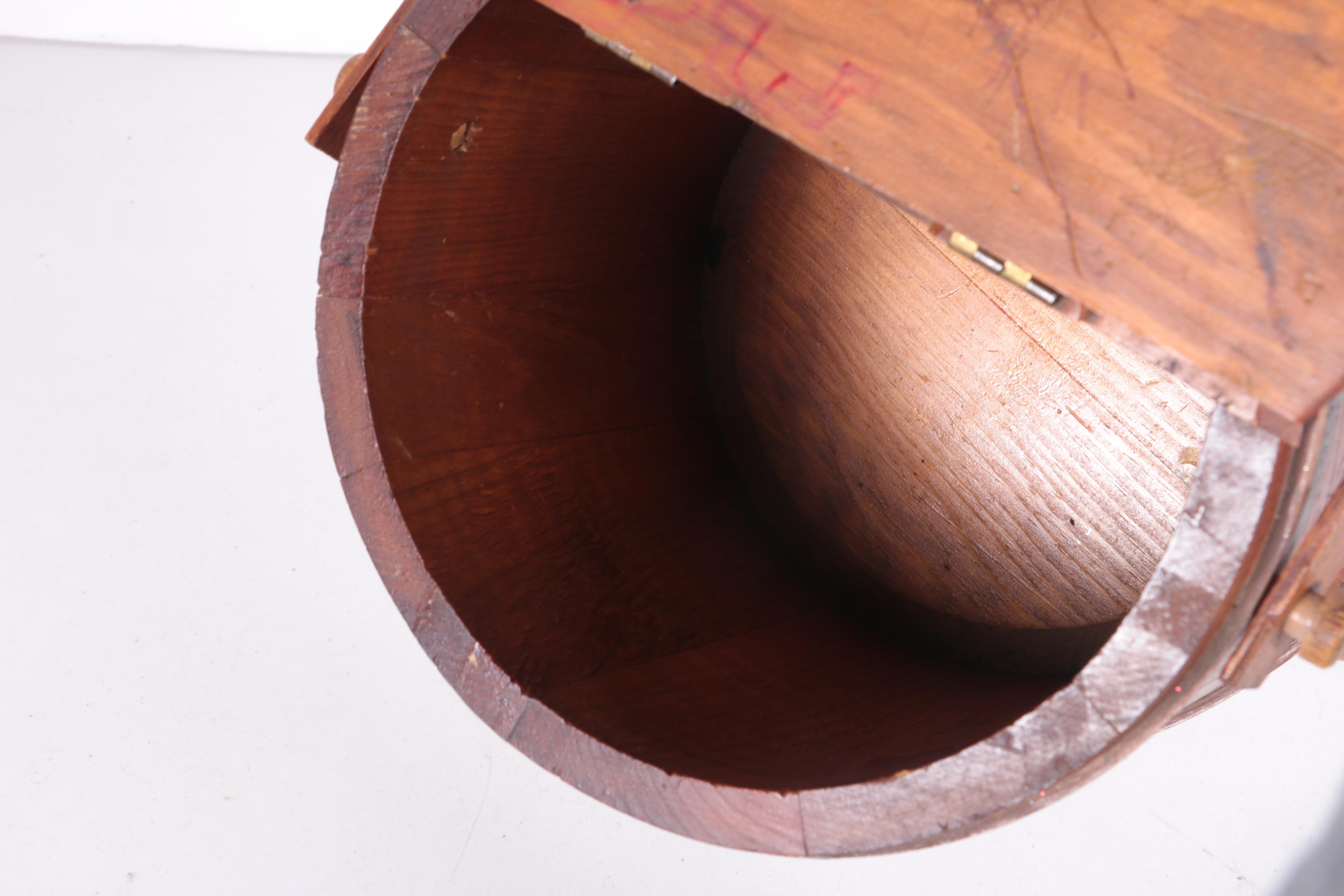 Vintage Bucket Style Sewing Stand