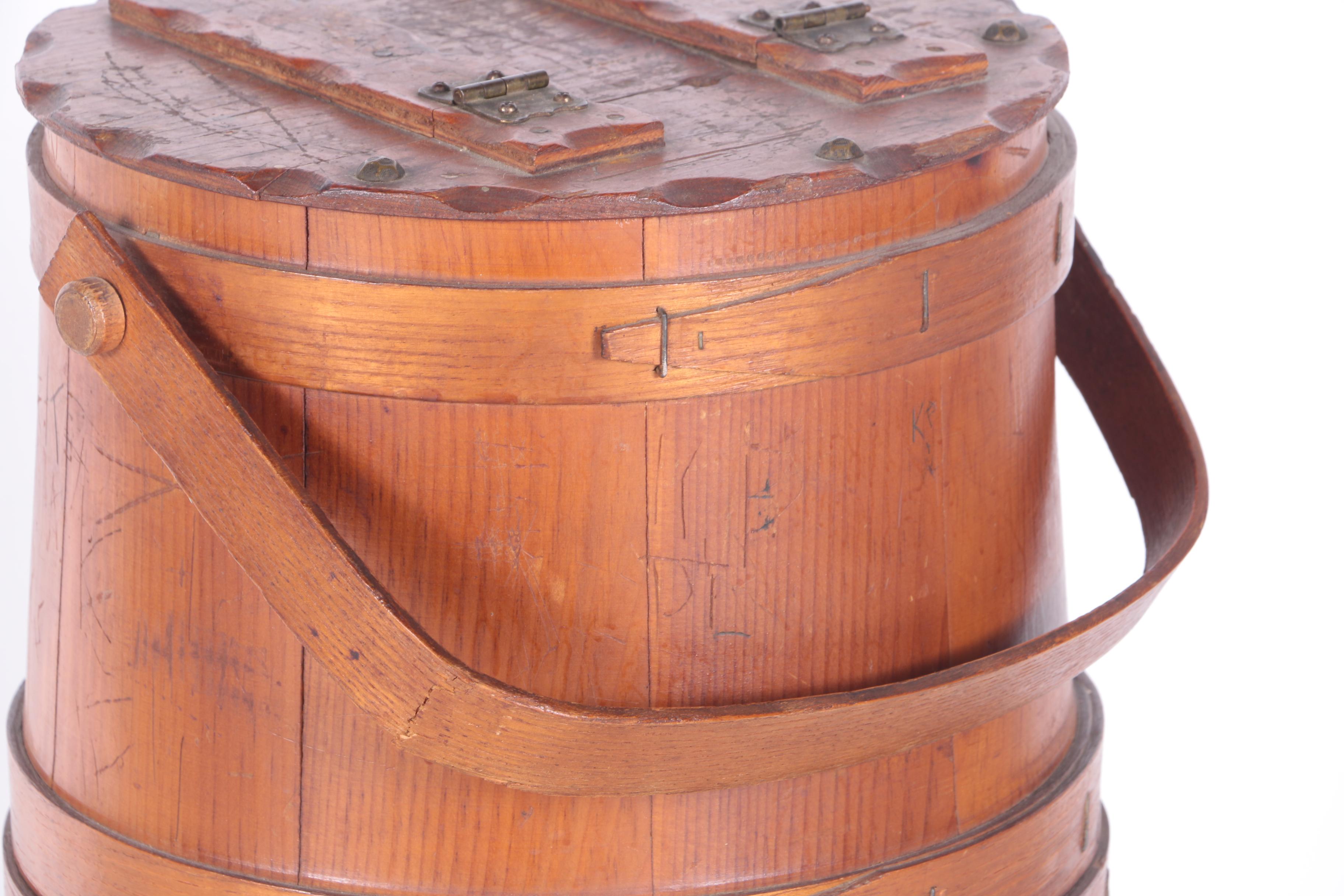 Vintage Bucket Style Sewing Stand