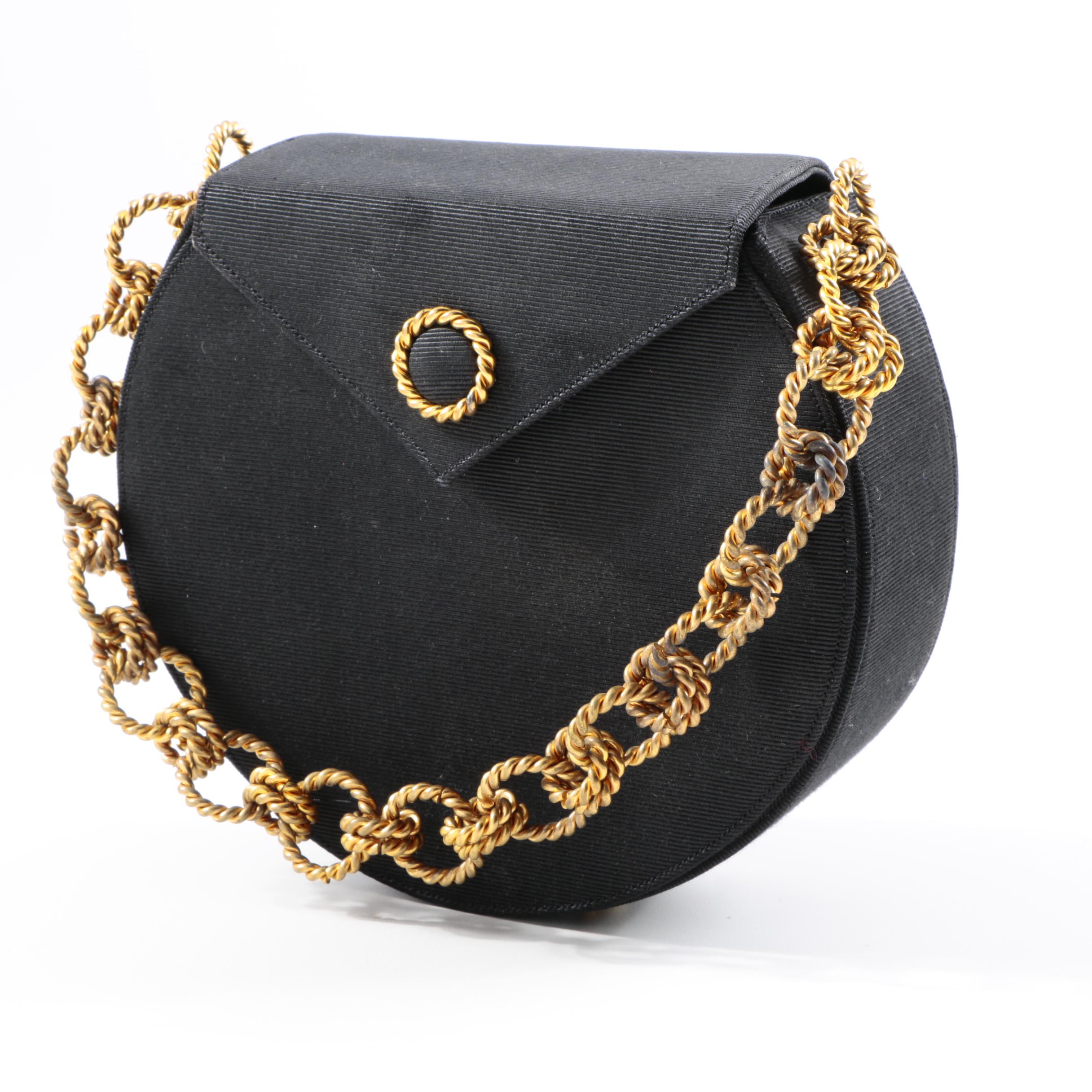 Renaud Pellegrino Paris Black Evening Bag