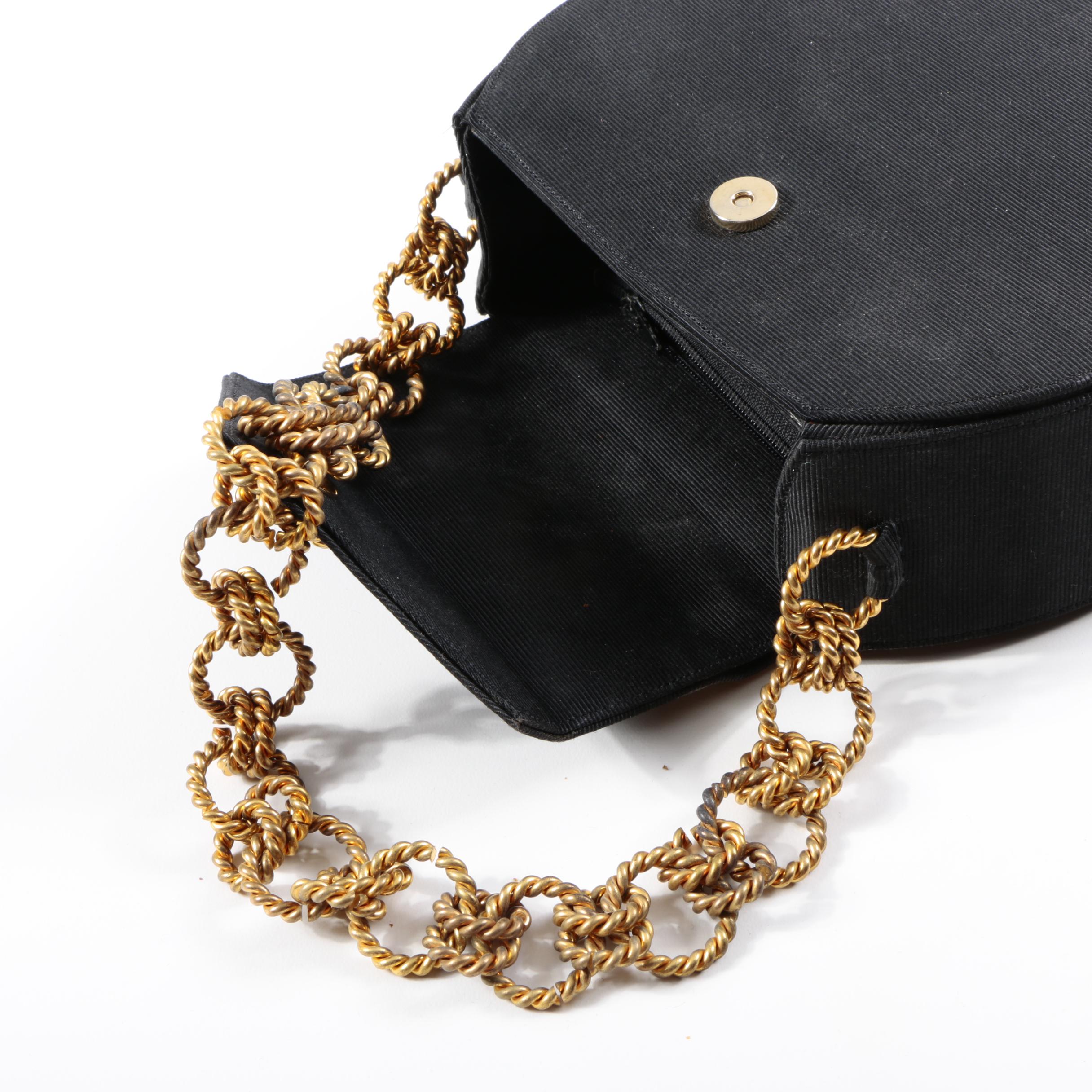 Renaud Pellegrino Paris Black Evening Bag