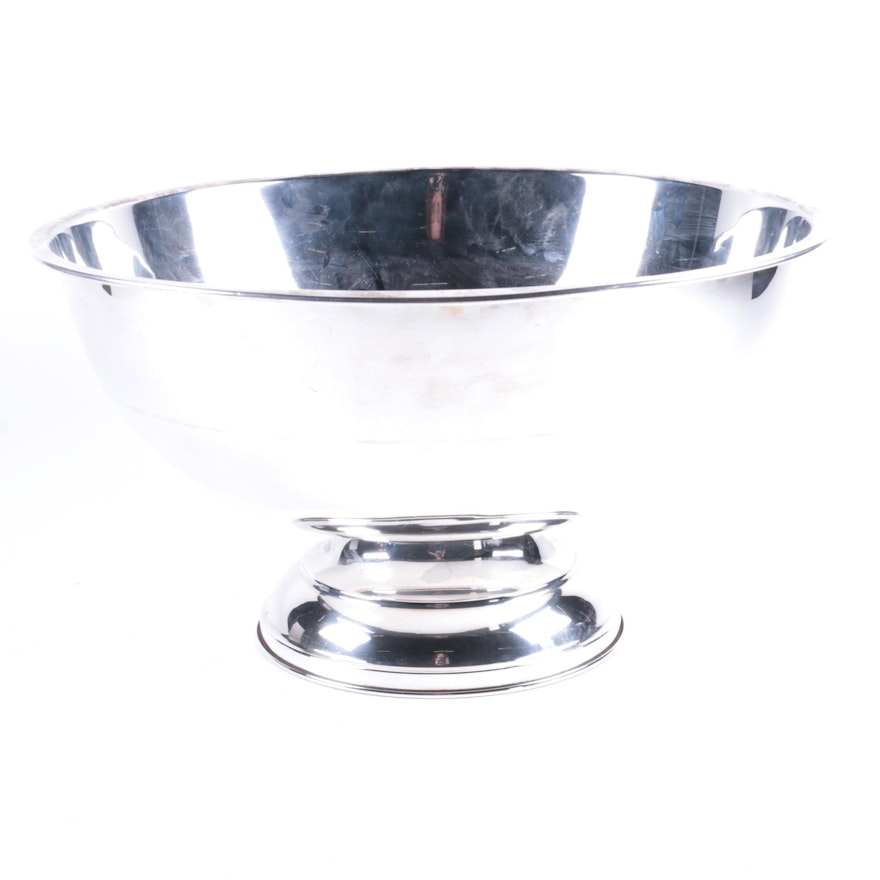 Silver Plate Footed Bowl