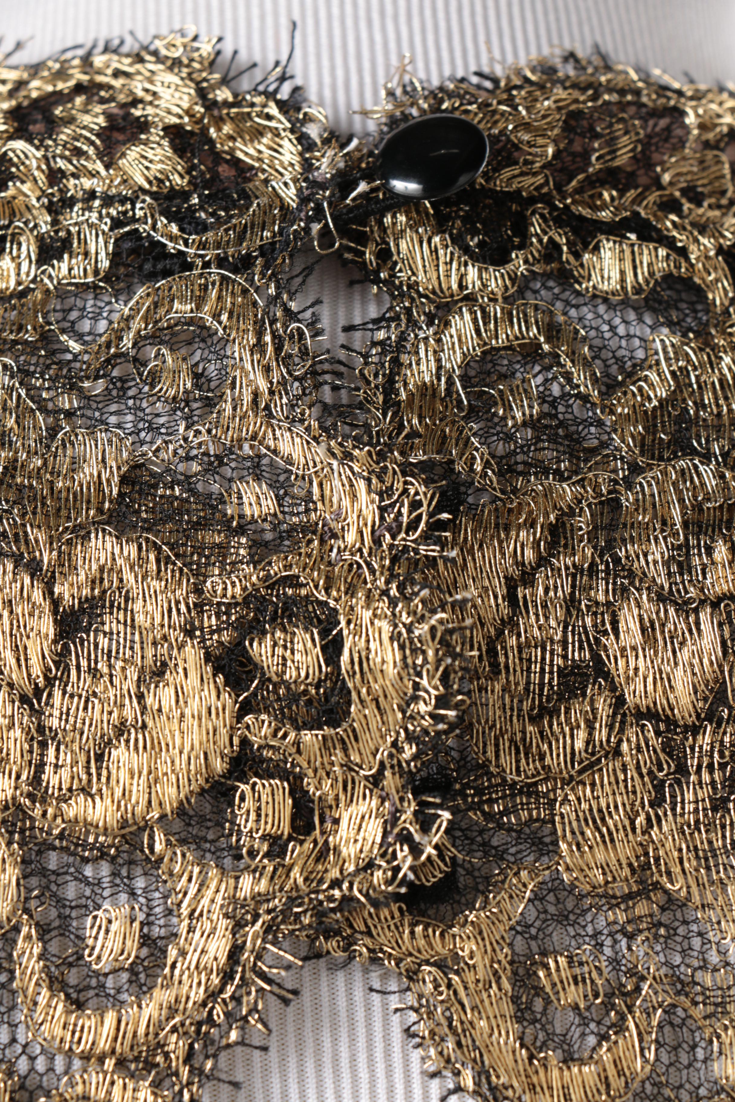 Isabelle Allard Embroidered Evening Gown