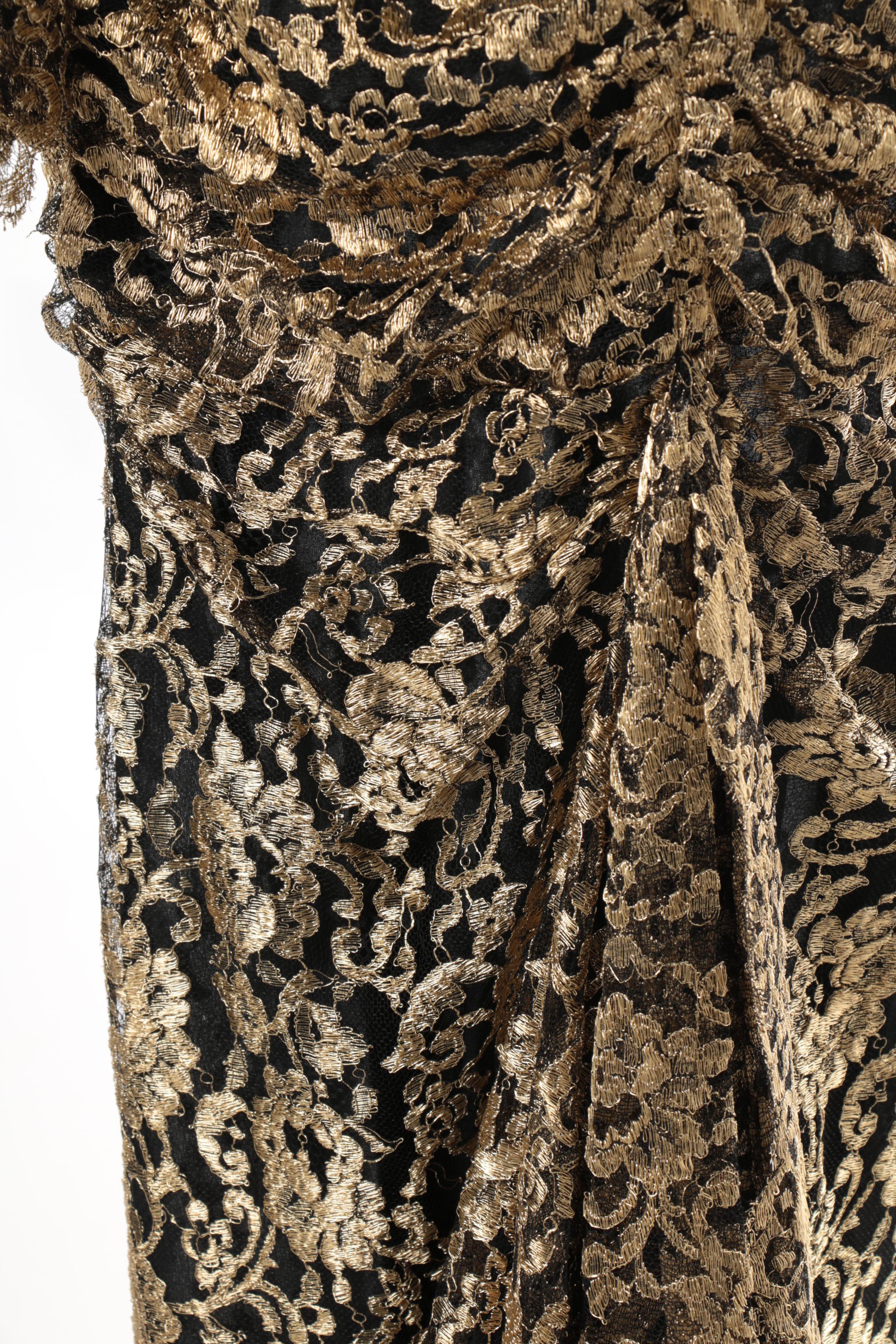 Isabelle Allard Embroidered Evening Gown