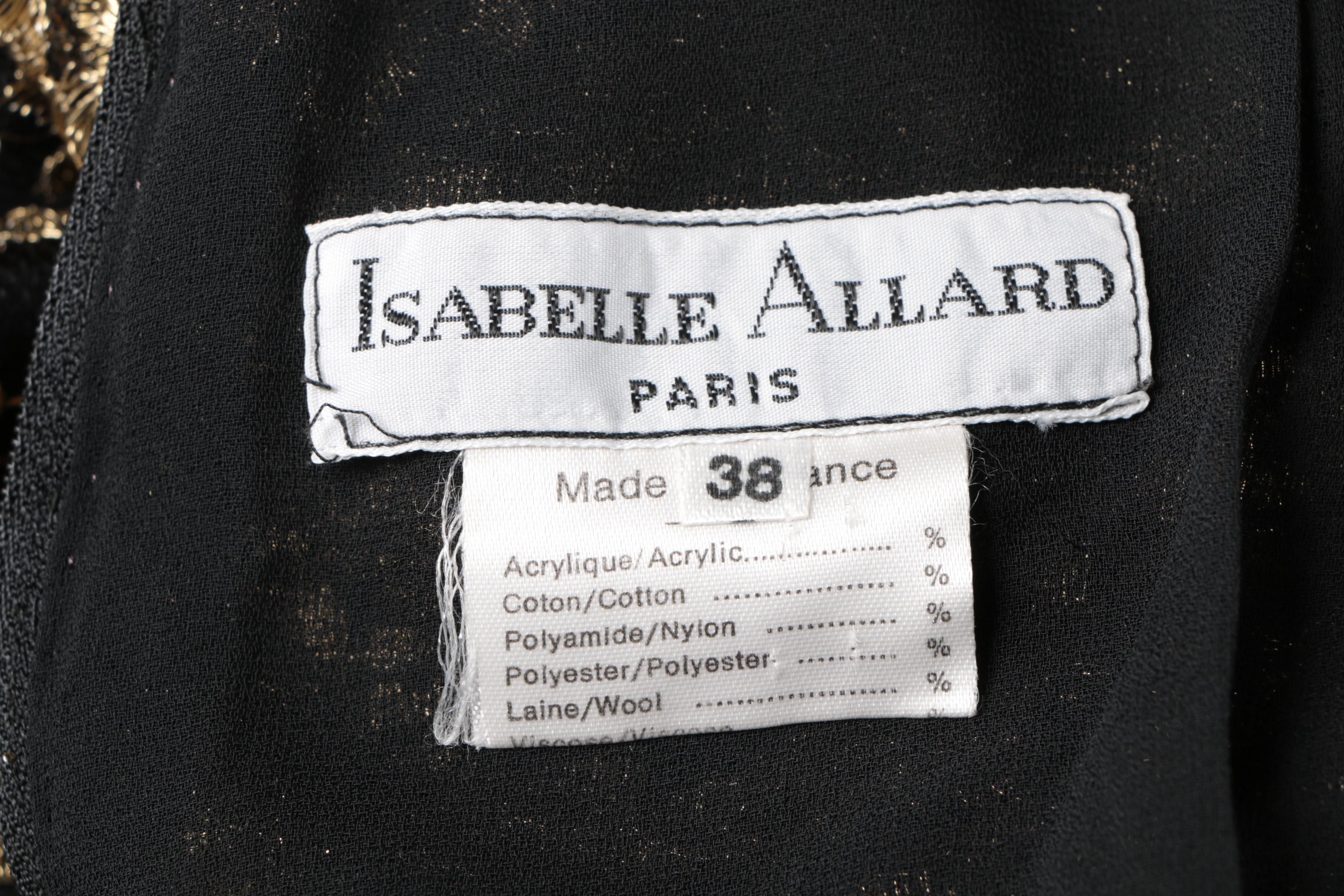 Isabelle Allard Embroidered Evening Gown