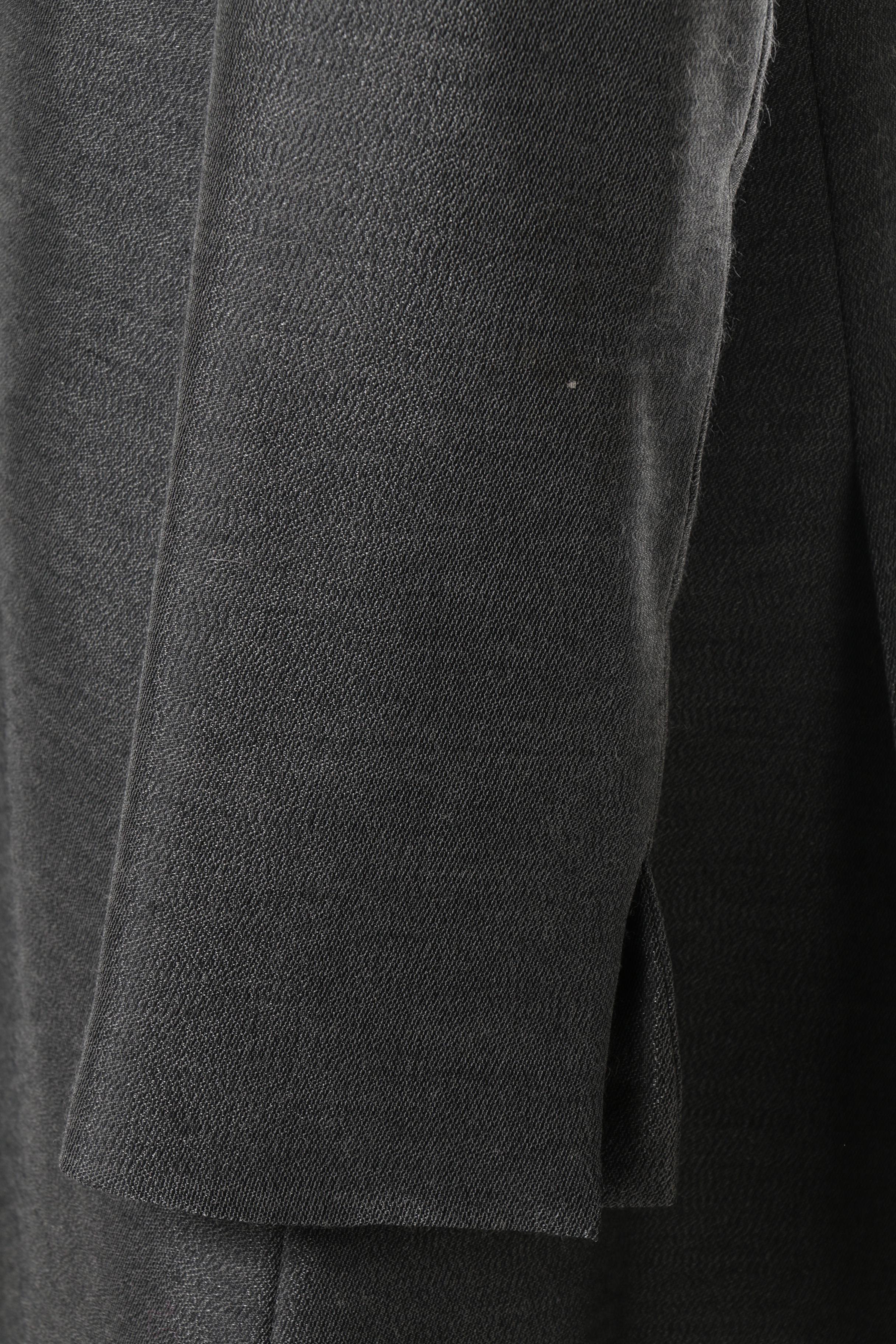 Women's Richard Tyler Grey Wool Blend Coat