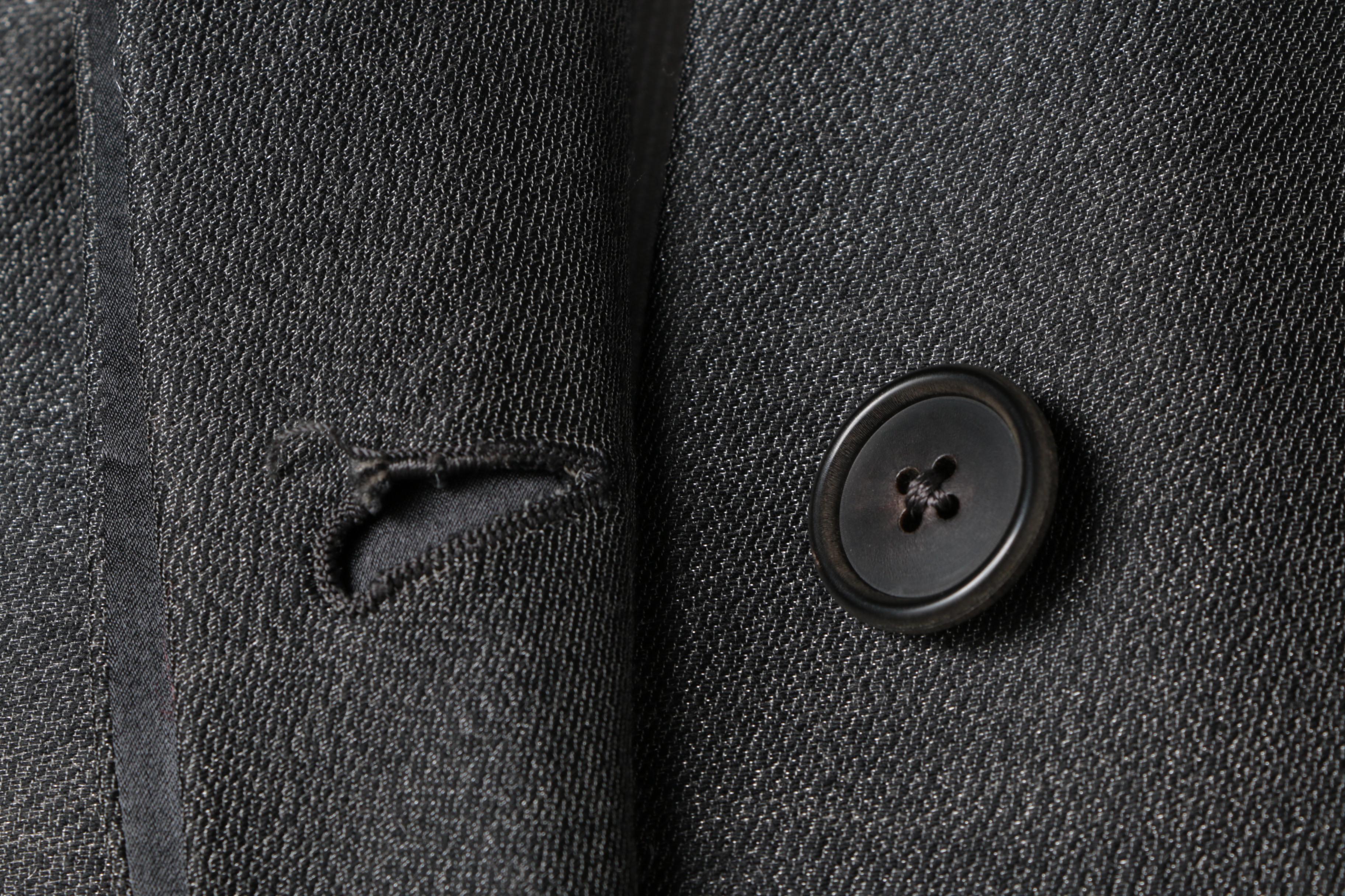 Women's Richard Tyler Grey Wool Blend Coat