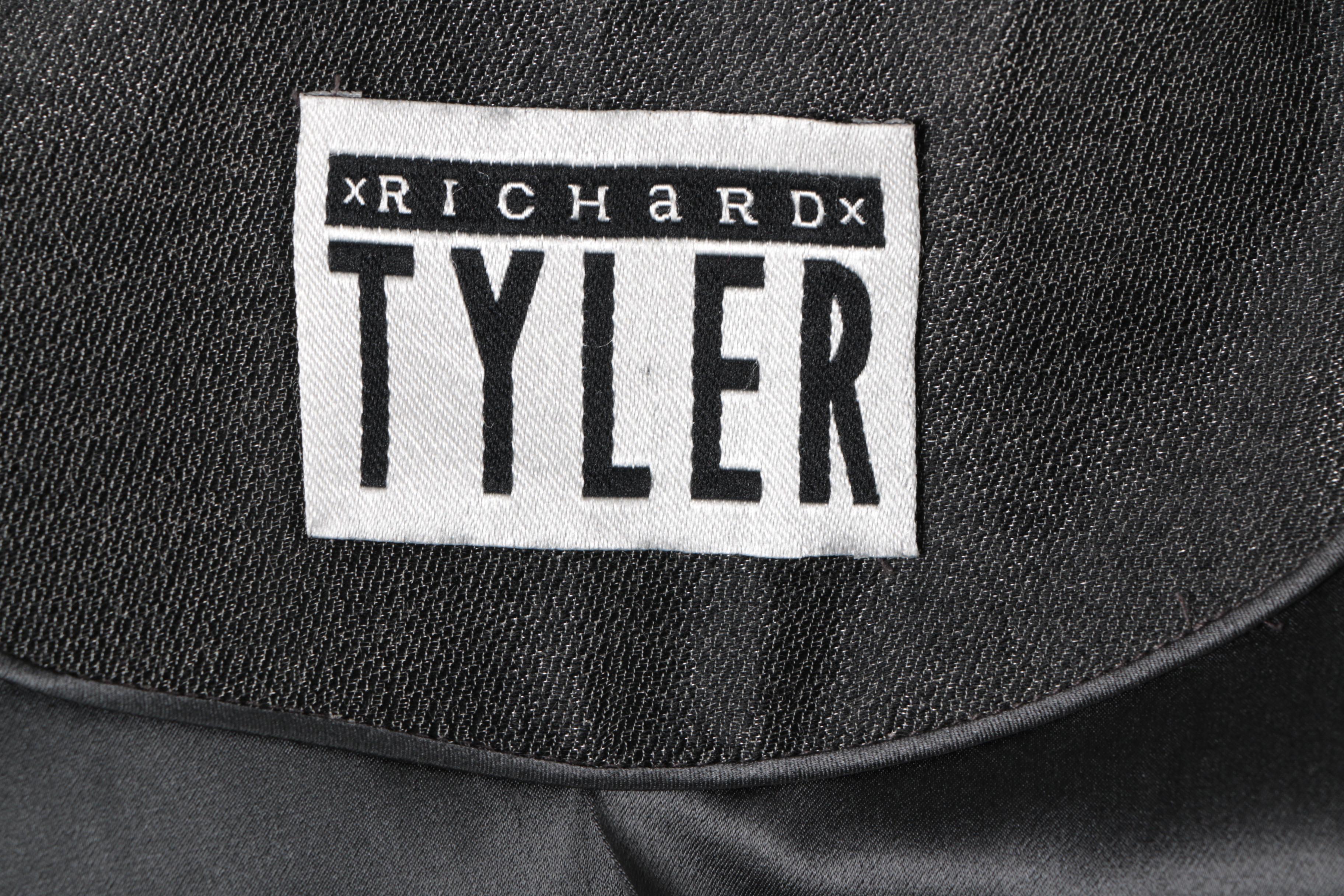 Women's Richard Tyler Grey Wool Blend Coat