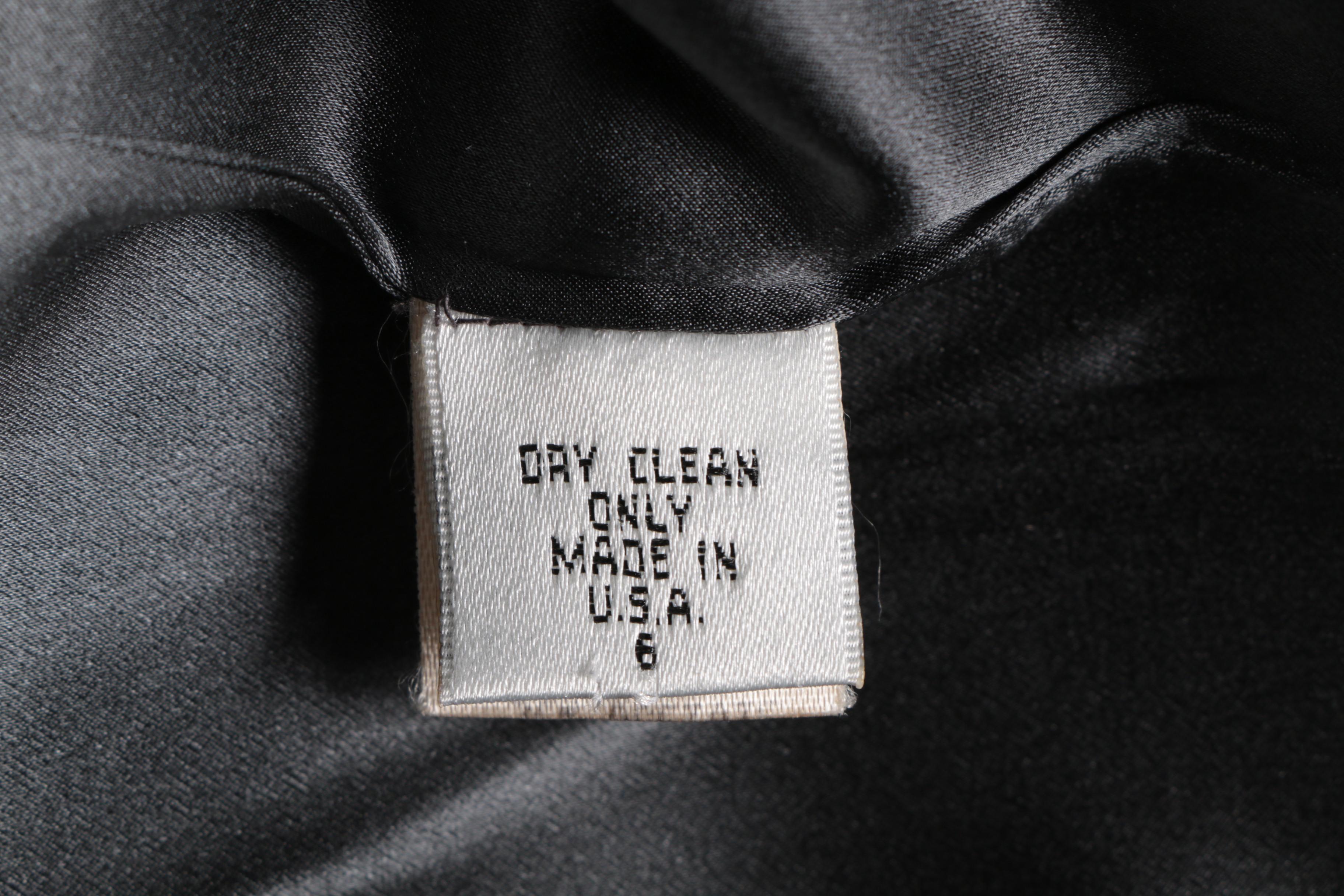 Women's Richard Tyler Grey Wool Blend Coat