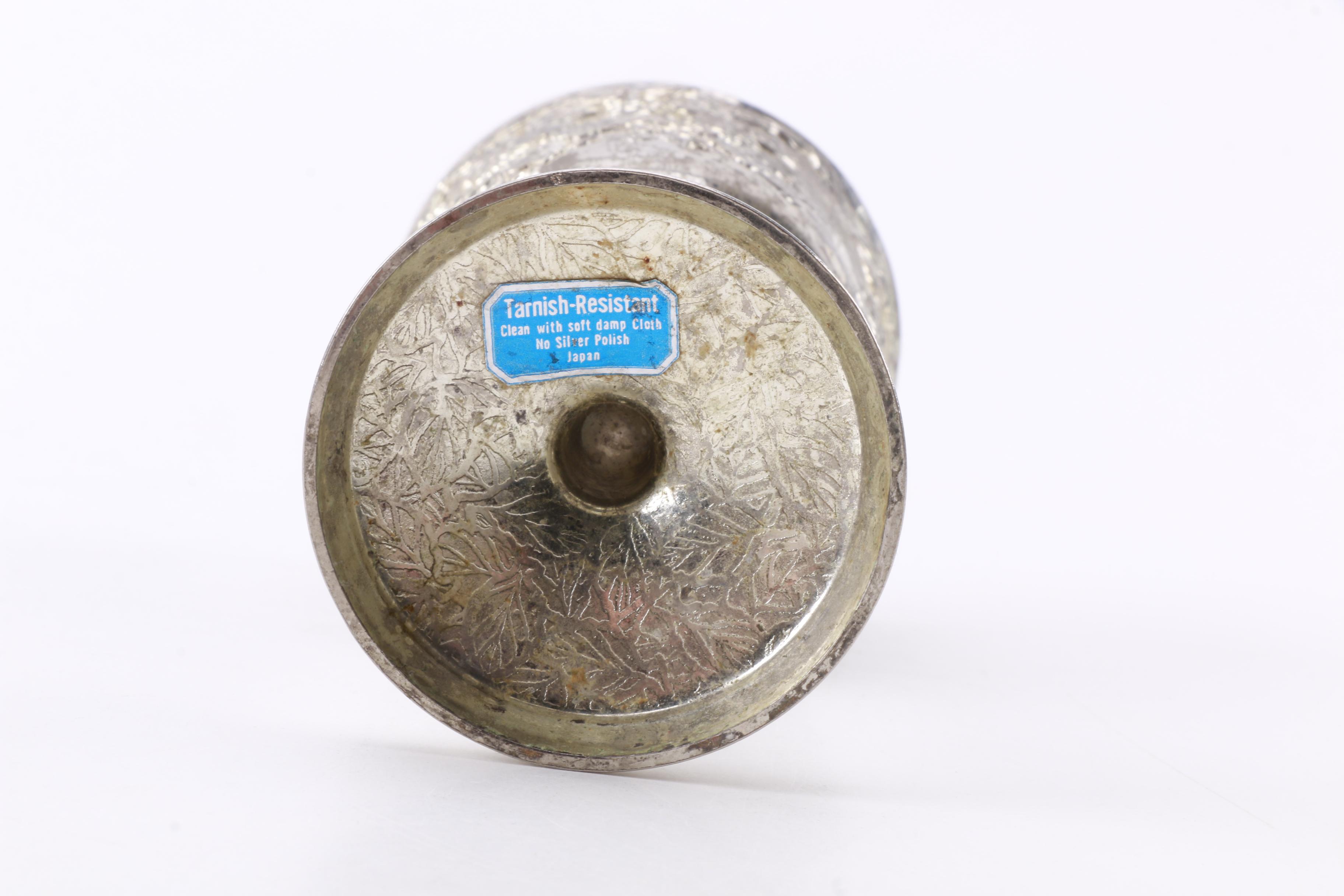 Wm Rogers Silver Plate Coffee Pot with Other American Silver Plate Servingware