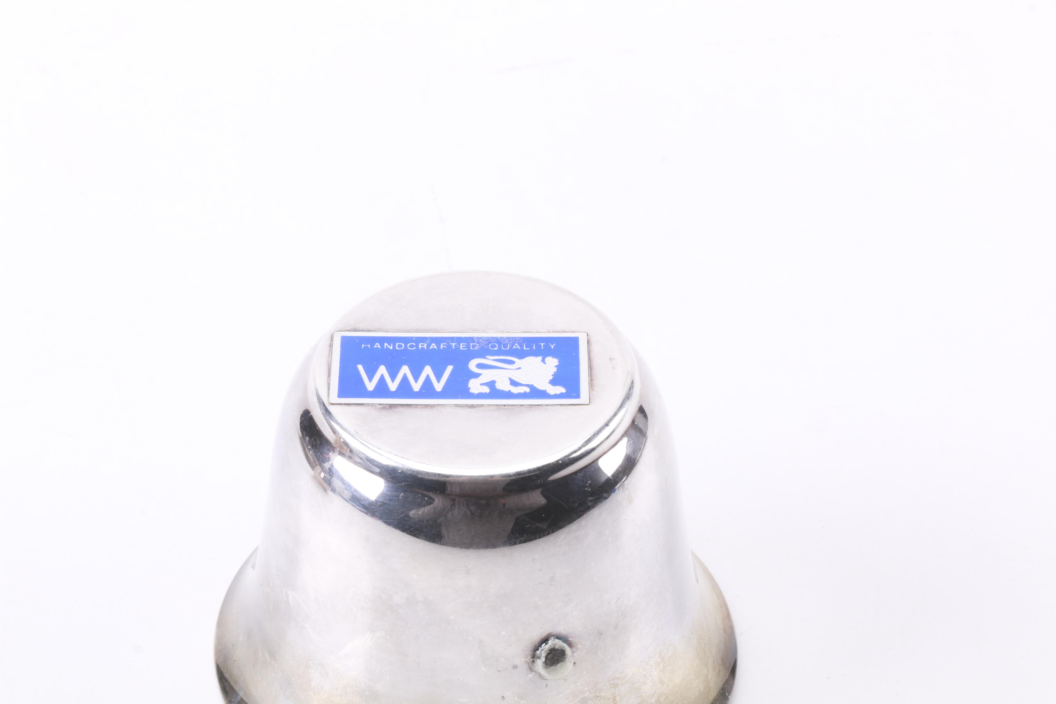 Wm Rogers Silver Plate Coffee Pot with Other American Silver Plate Servingware