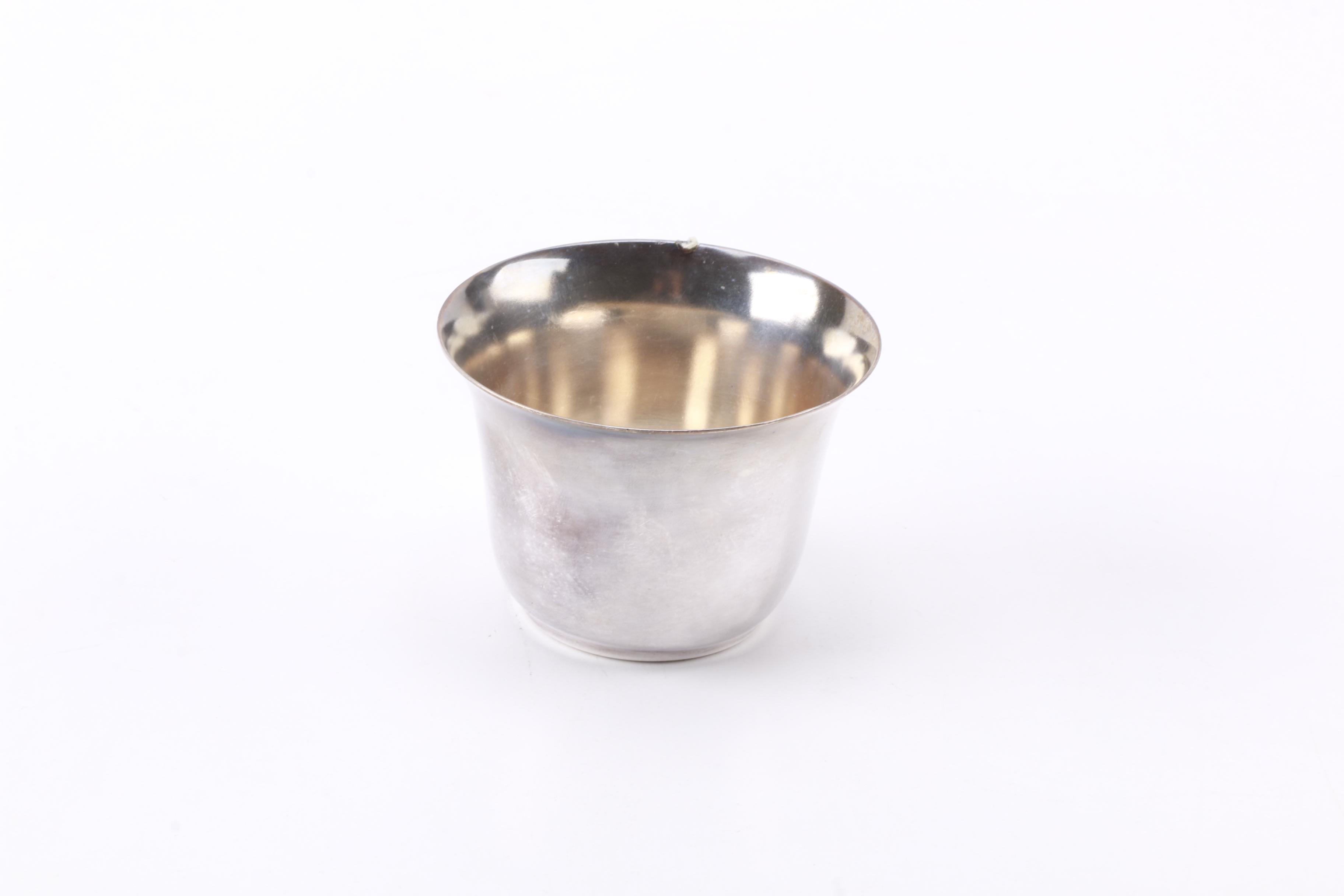 Wm Rogers Silver Plate Coffee Pot with Other American Silver Plate Servingware