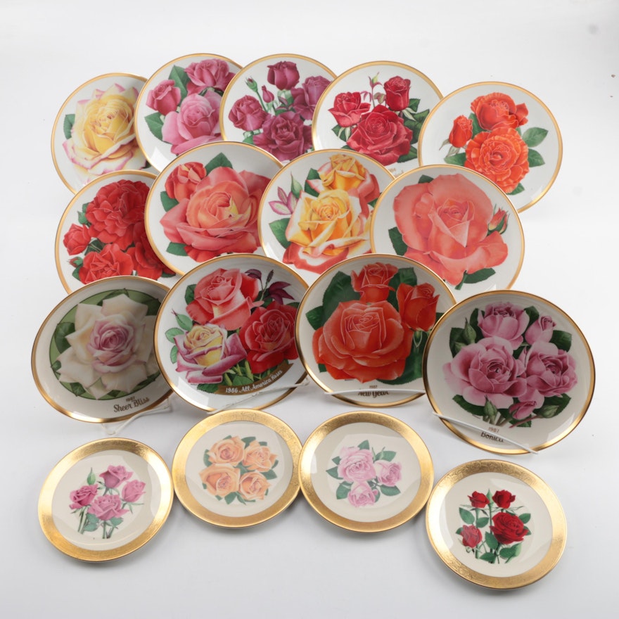 Gorham "All American Roses" Collectible Plates