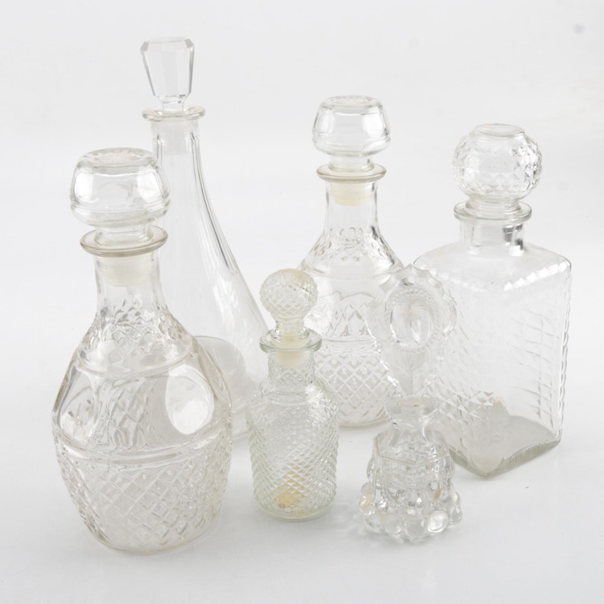 Glass Decanters and Perfume Bottles