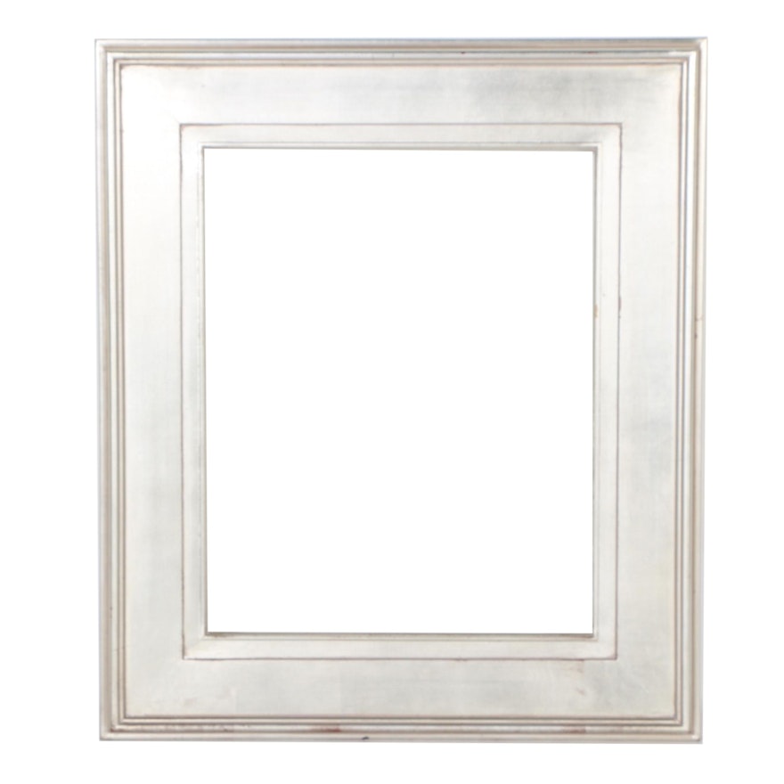 Wood Silver-Tone Picture Frame