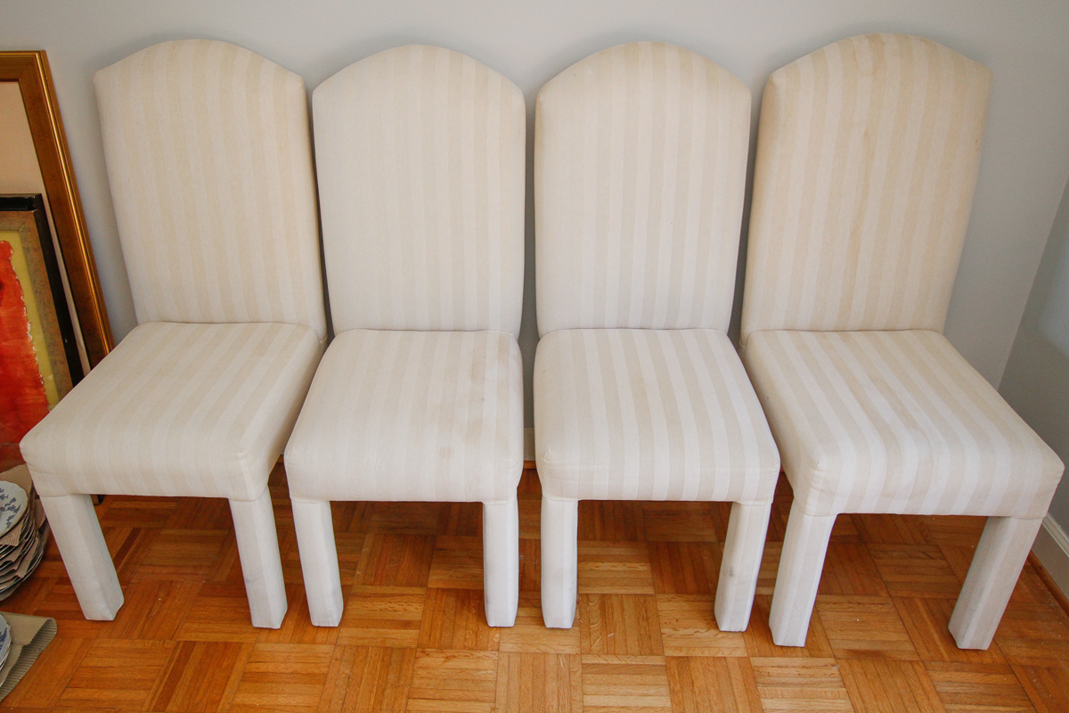 Set of Upholstered Dining Chairs