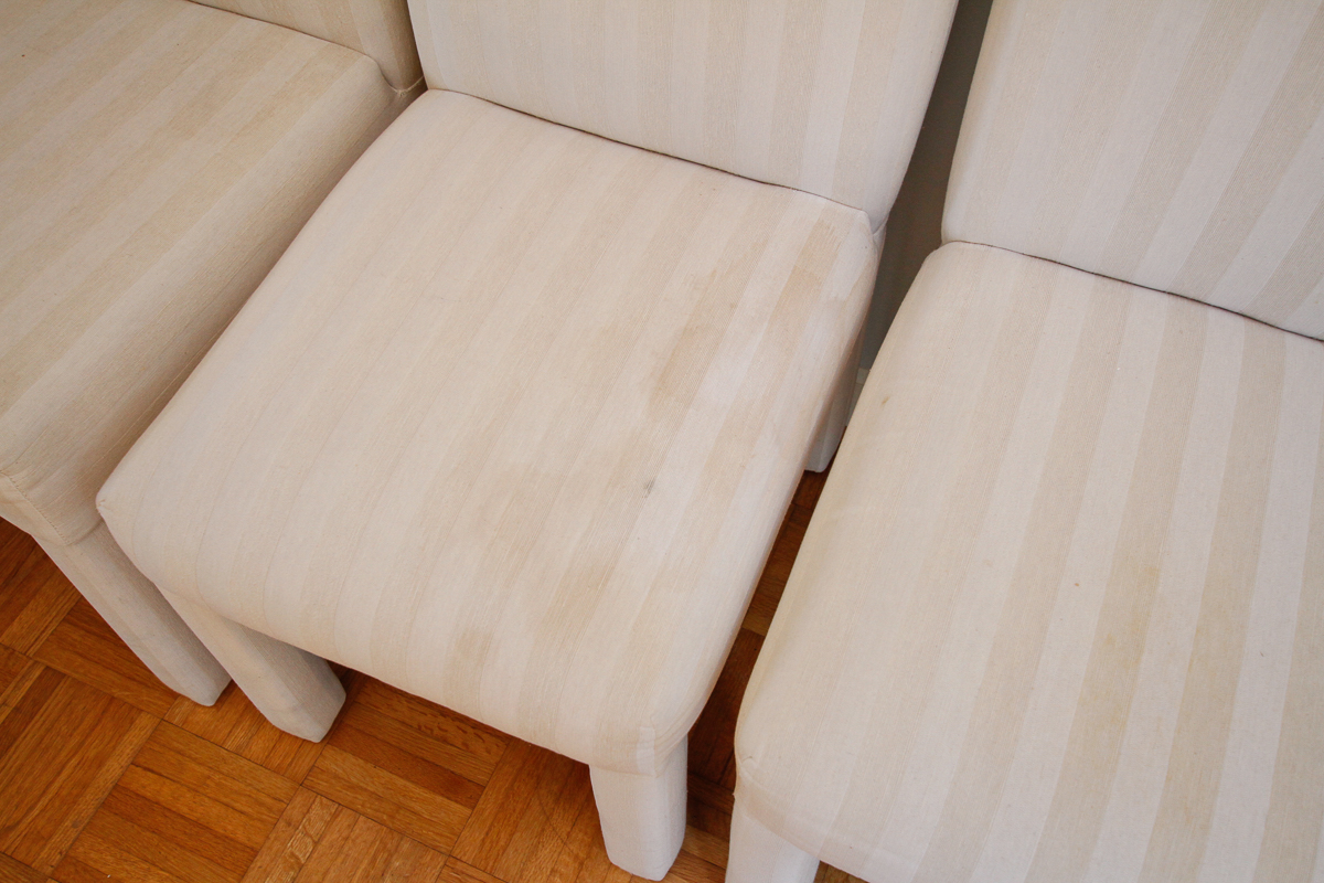 Set of Upholstered Dining Chairs