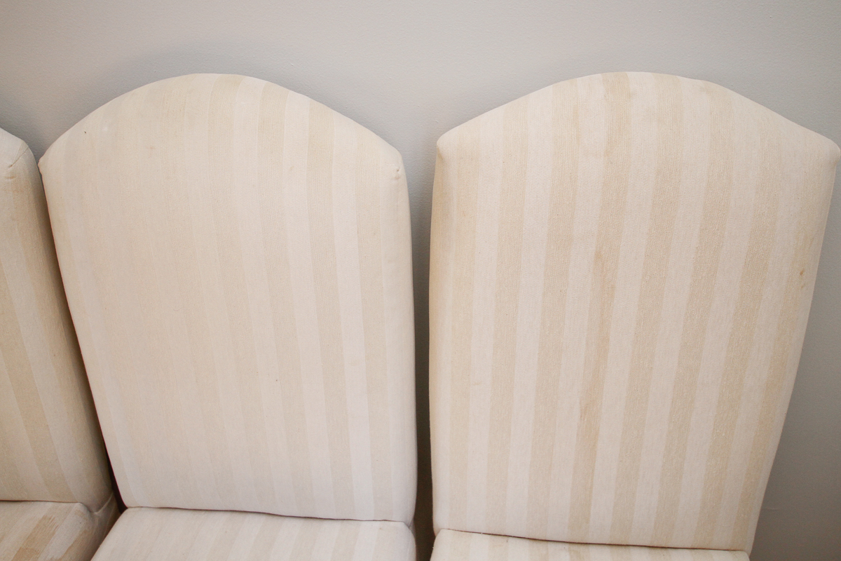 Set of Upholstered Dining Chairs