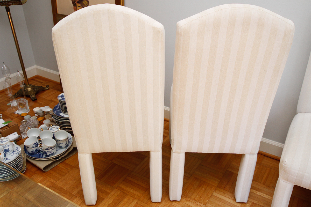 Set of Upholstered Dining Chairs