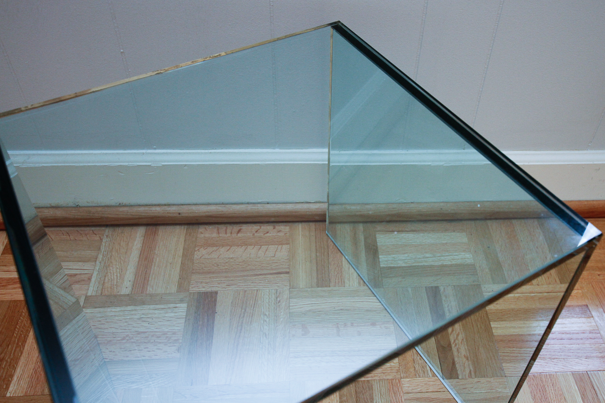 Modern Glass Side Table