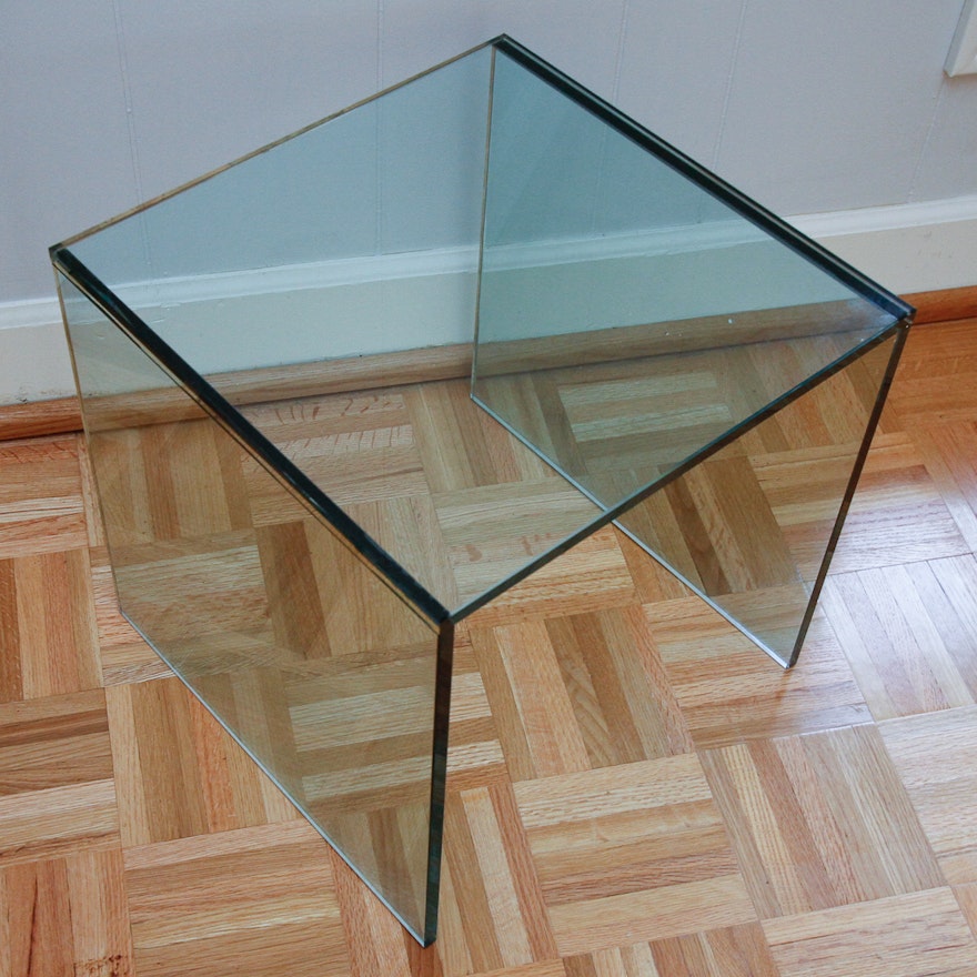Modern Glass Side Table