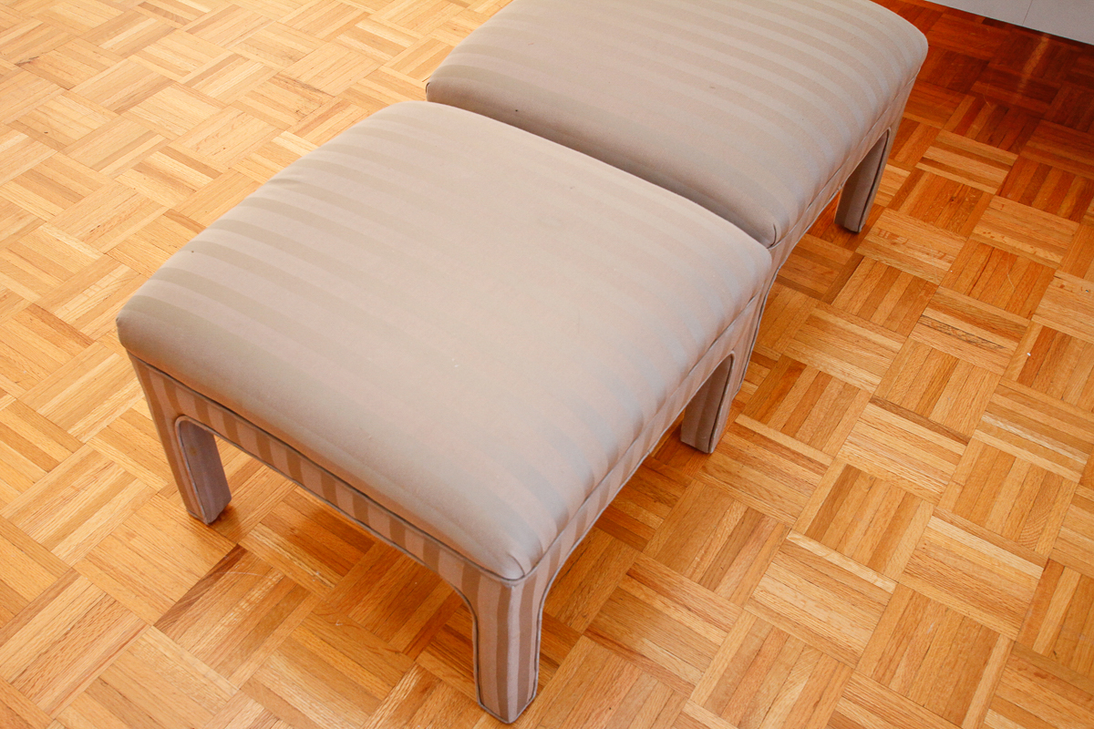 Pair of Upholstered Stools