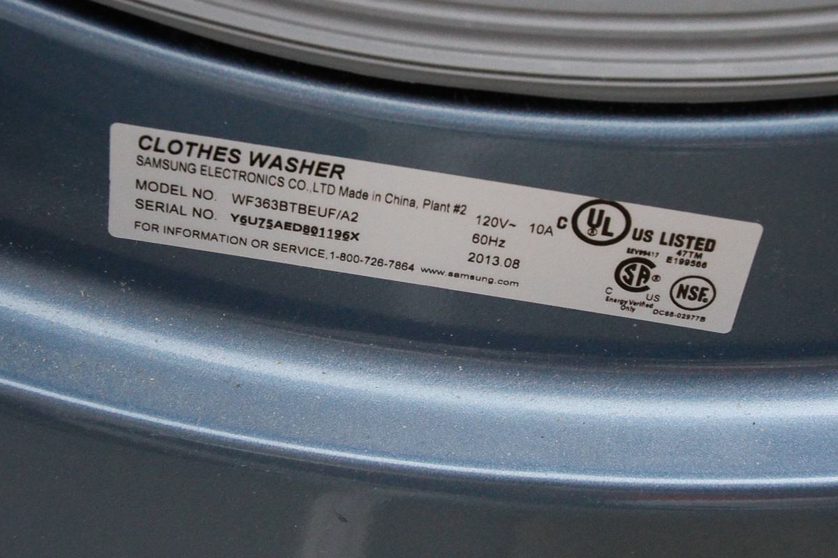 Samsung Front Loading Washer