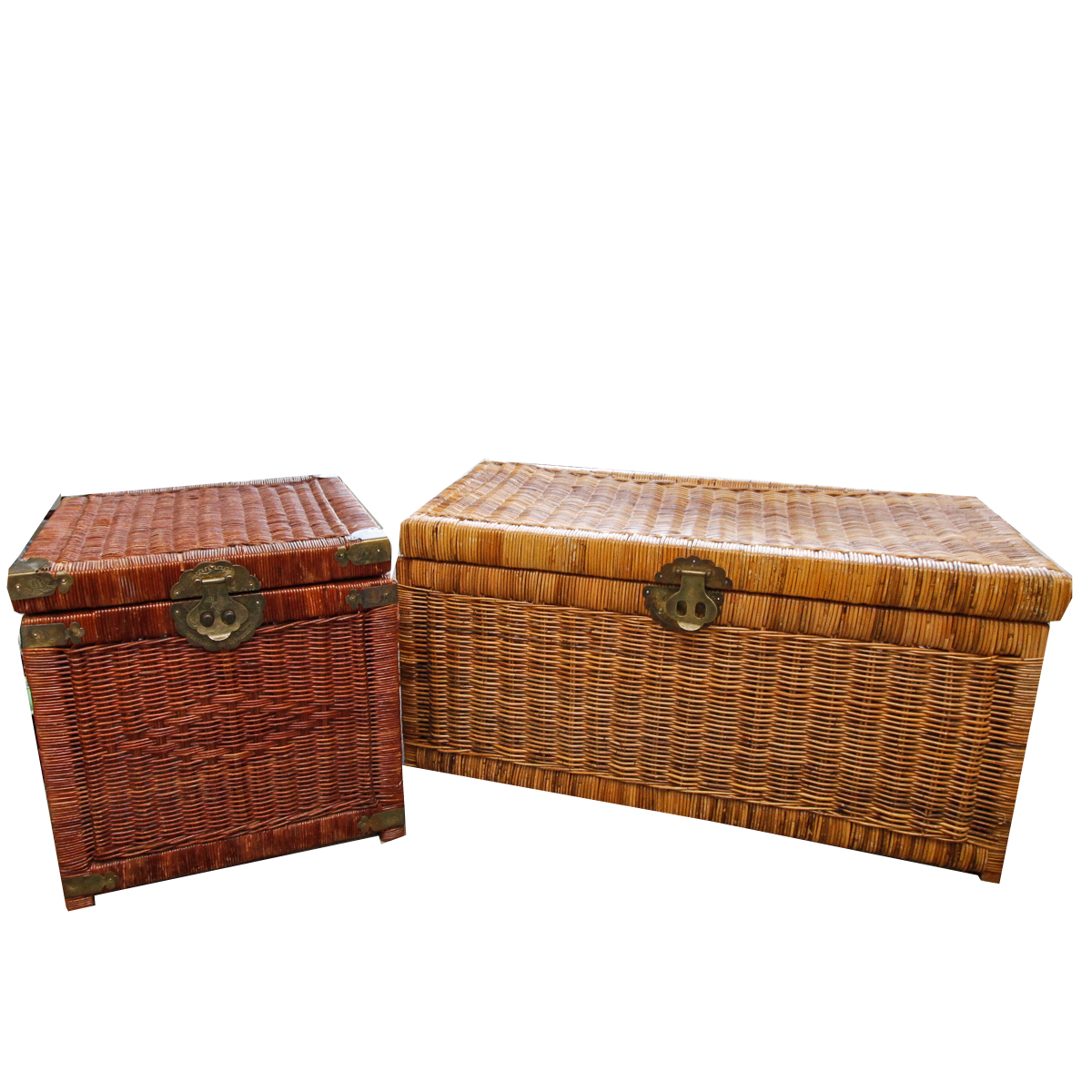 Wicker Storage Trunks