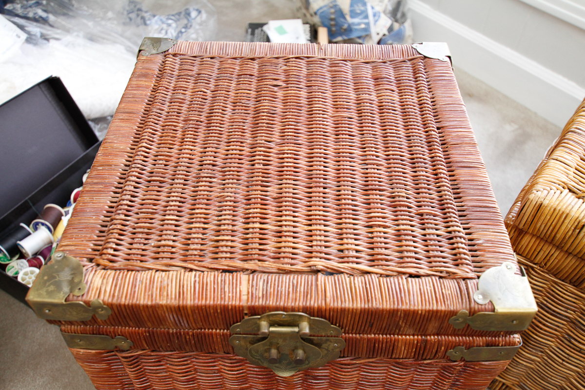 Wicker Storage Trunks