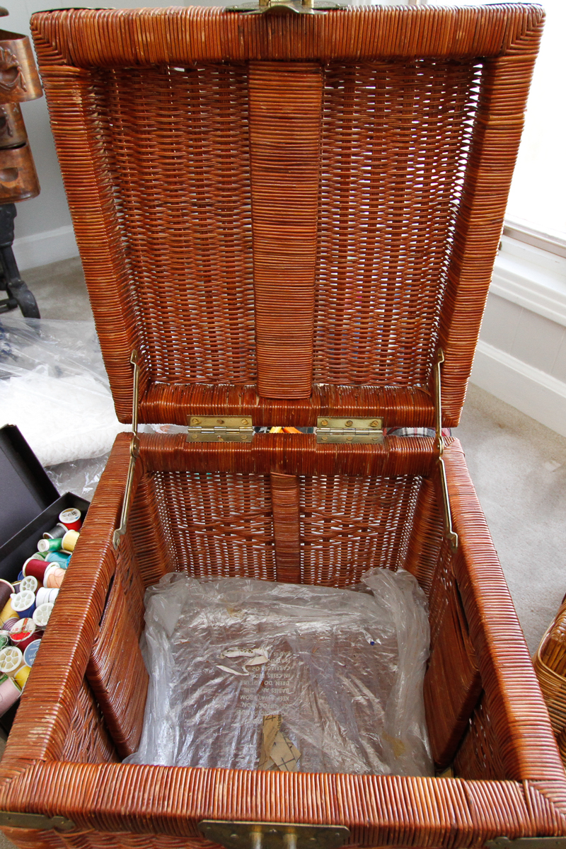 Wicker Storage Trunks