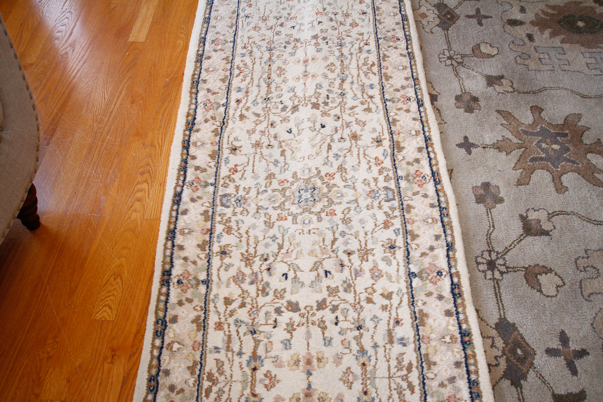 Hand-Knotted Indo-Persian Style Carpet Runner