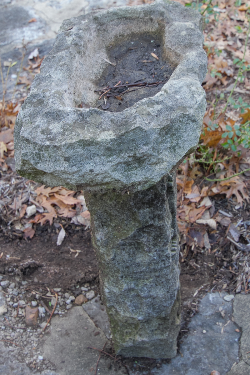 Cement Birdbath
