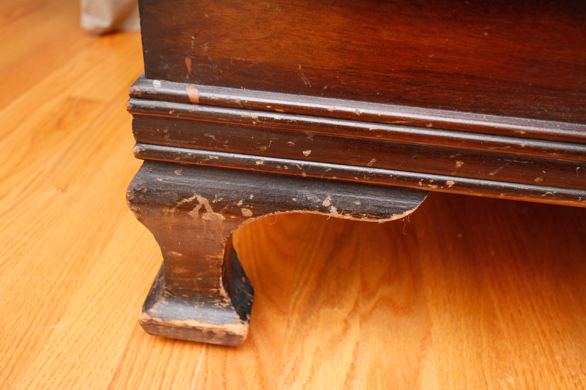 Walnut Veneered Cedar-Lined Blanket Chest