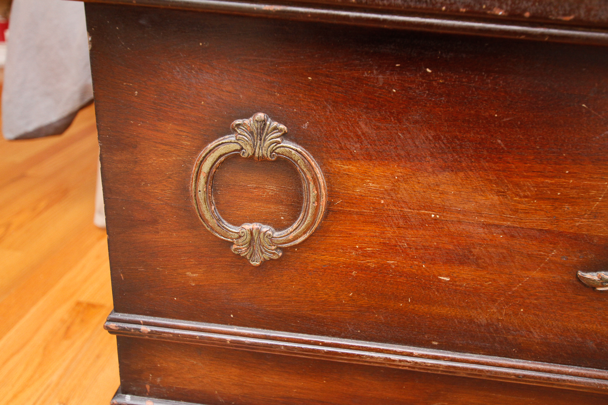 Walnut Veneered Cedar-Lined Blanket Chest