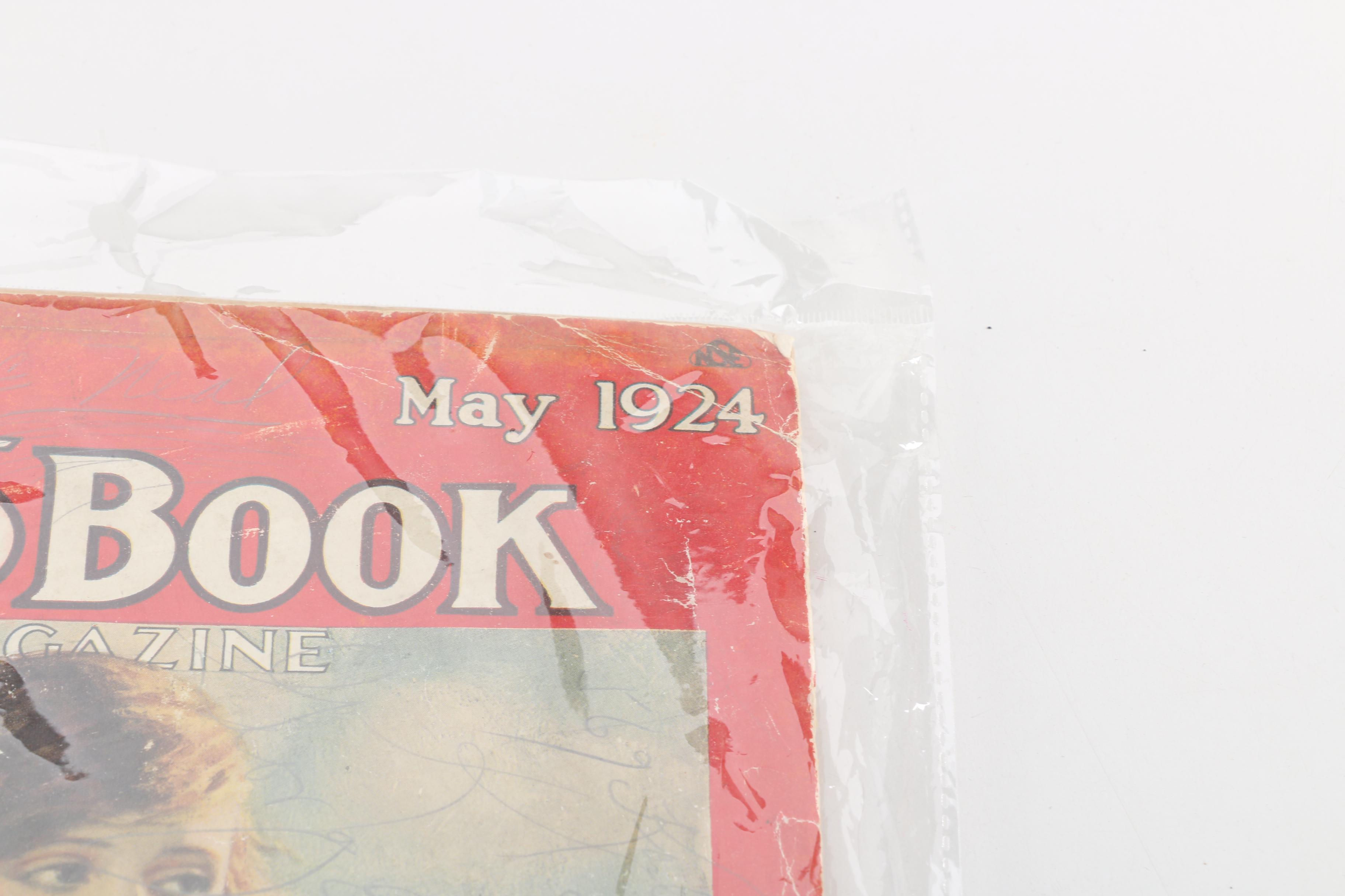 May 1924 "Redbook" Magazine with Cover Art after Edna Crompton