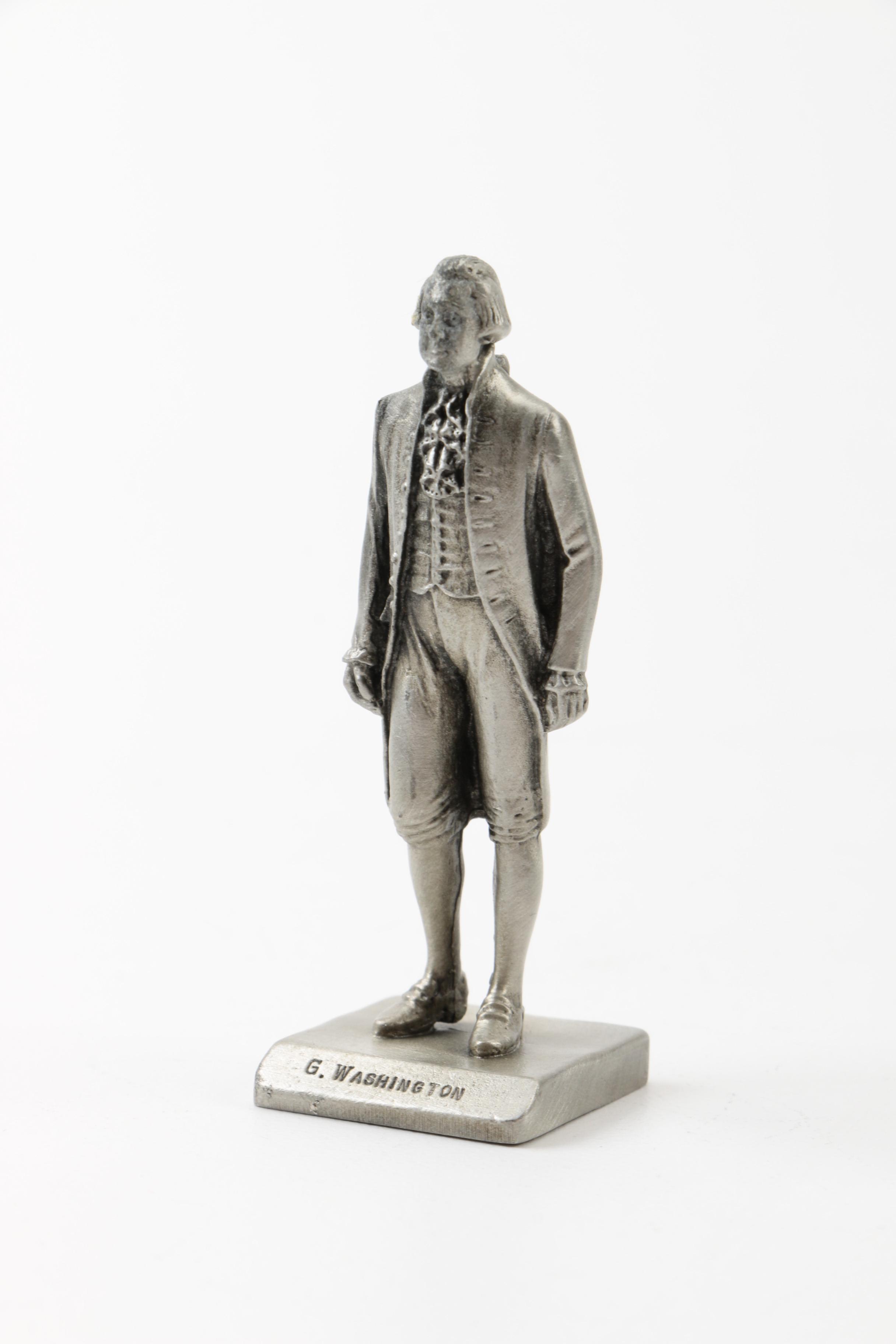 Presidential Sculpture Collection Pewter President Figurines