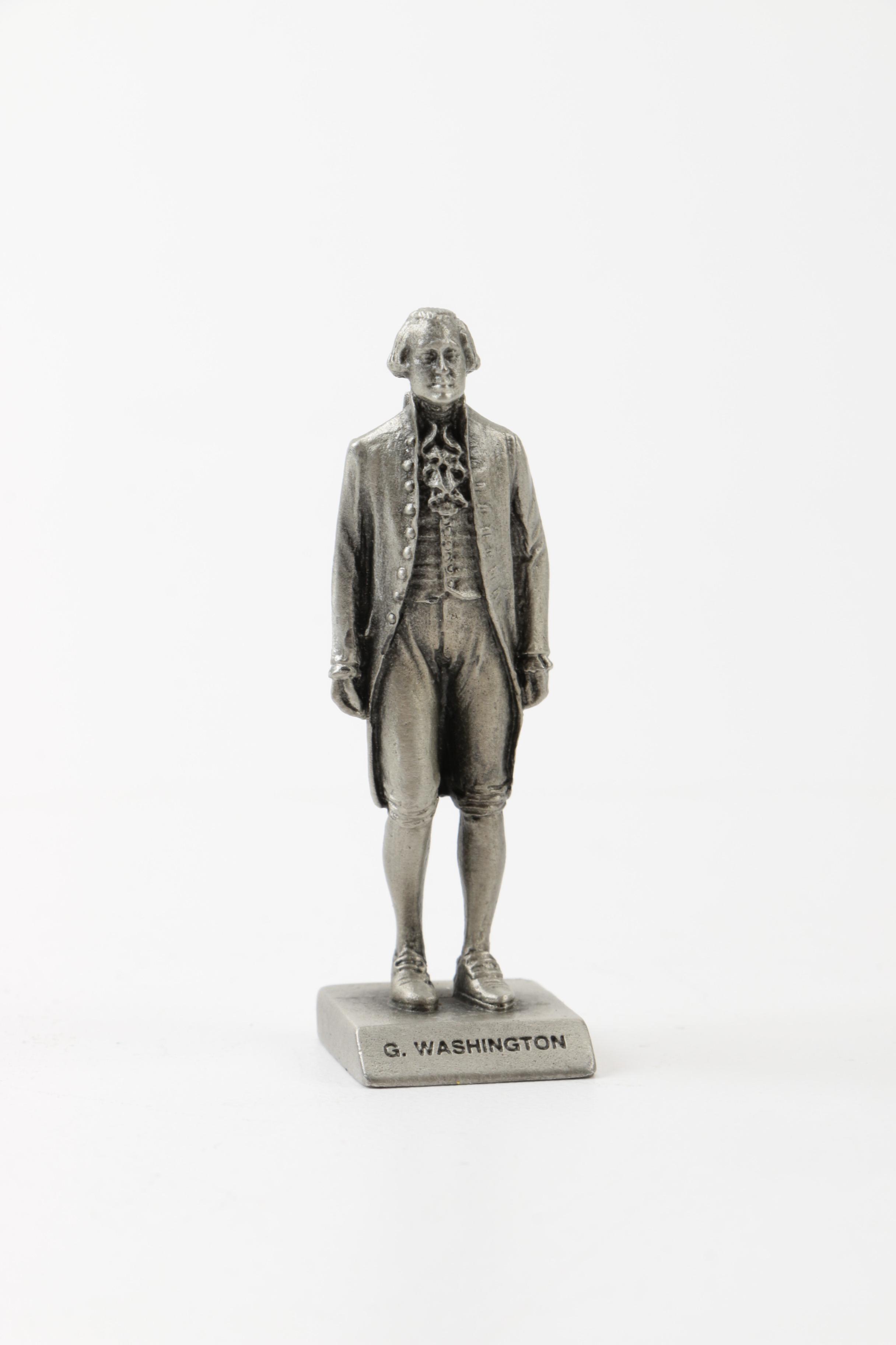 Presidential Sculpture Collection Pewter President Figurines
