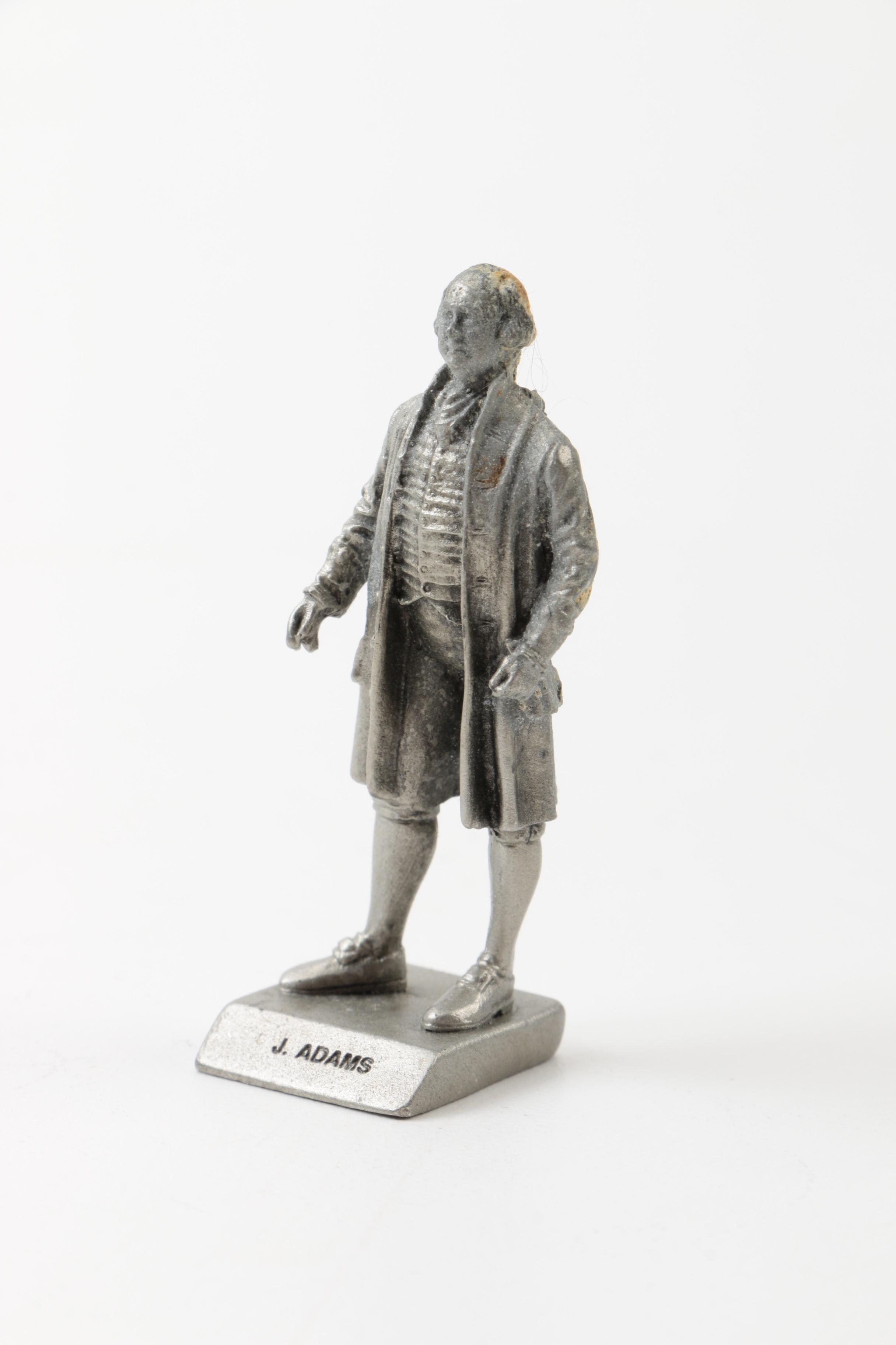 Presidential Sculpture Collection Pewter President Figurines