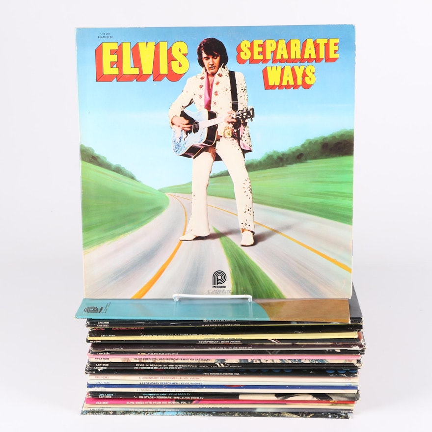Over 30 Elvis Presley LPs