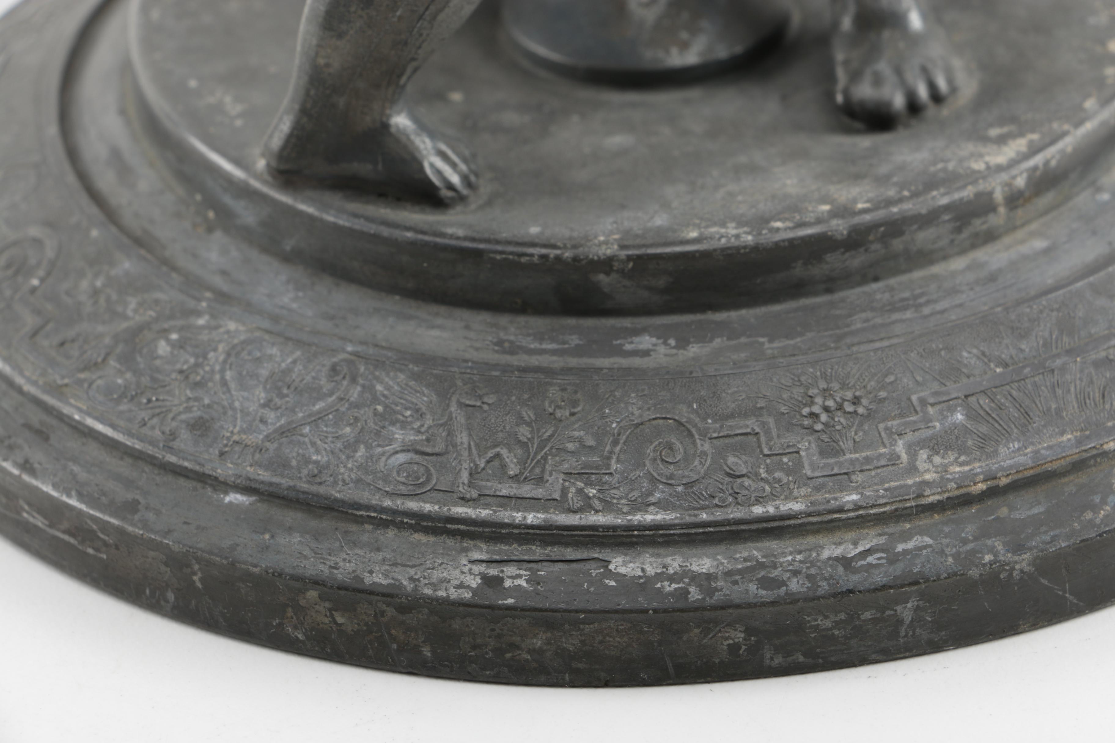 Vintage Reed & Barton Silver Plate Cherub Sculpture