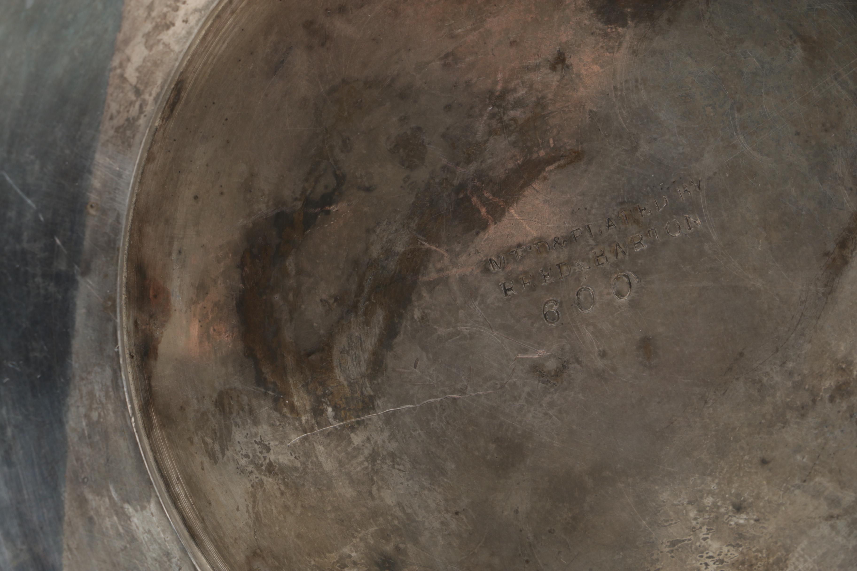 Vintage Reed & Barton Silver Plate Cherub Sculpture