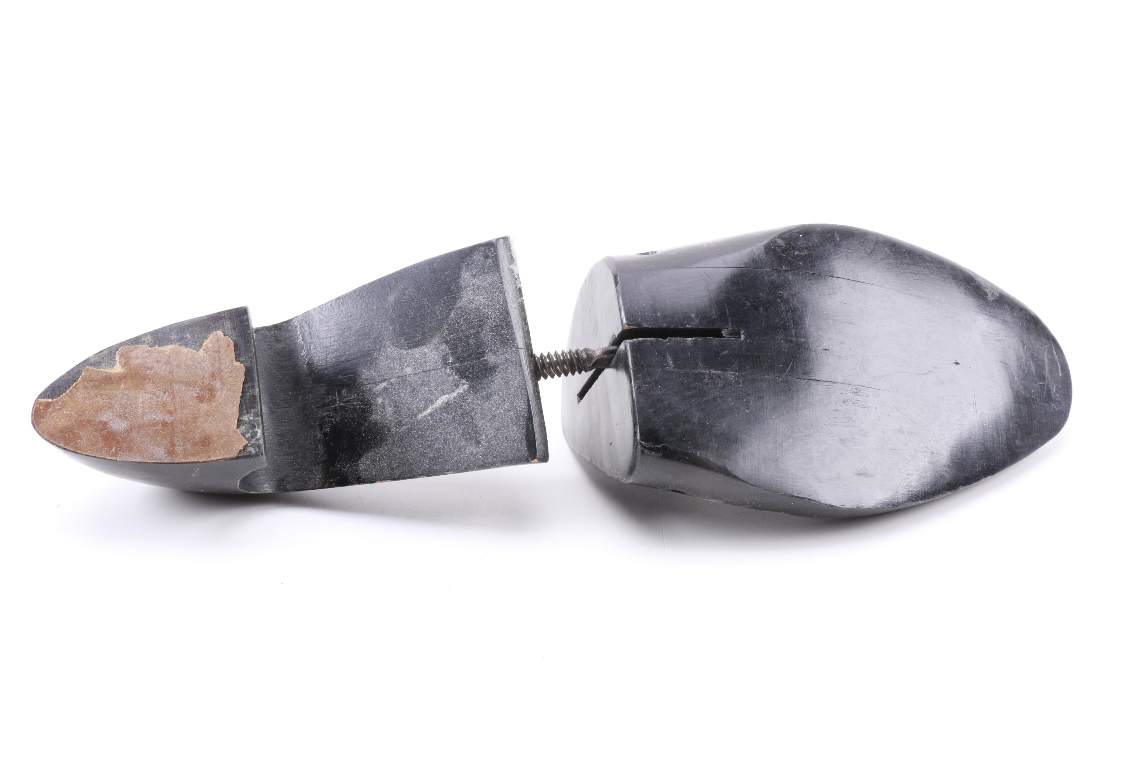 Vintage Wooden Shoe Trees Including Brigadiers and Jarman