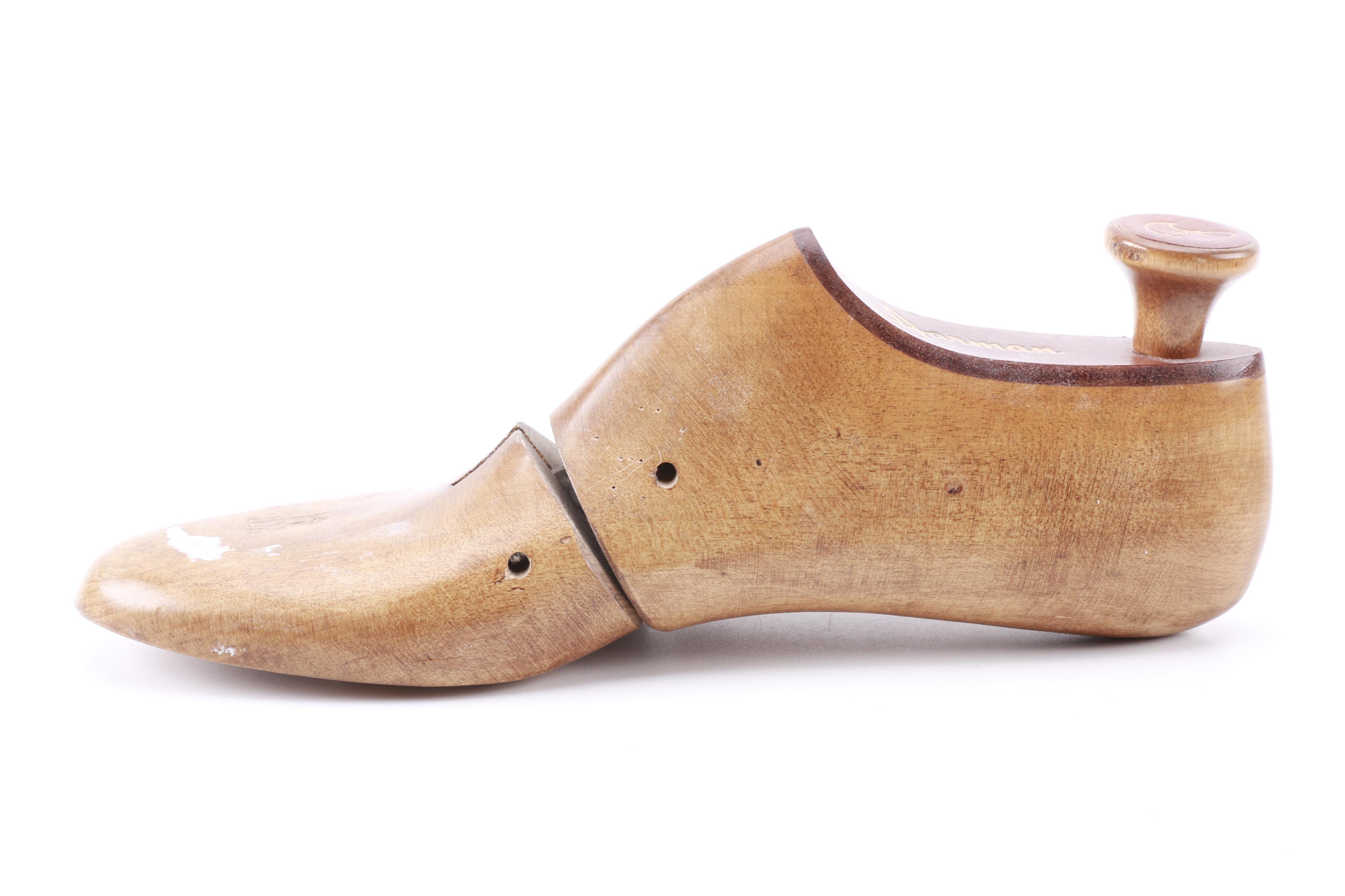 Vintage Wooden Shoe Trees Including Brigadiers and Jarman