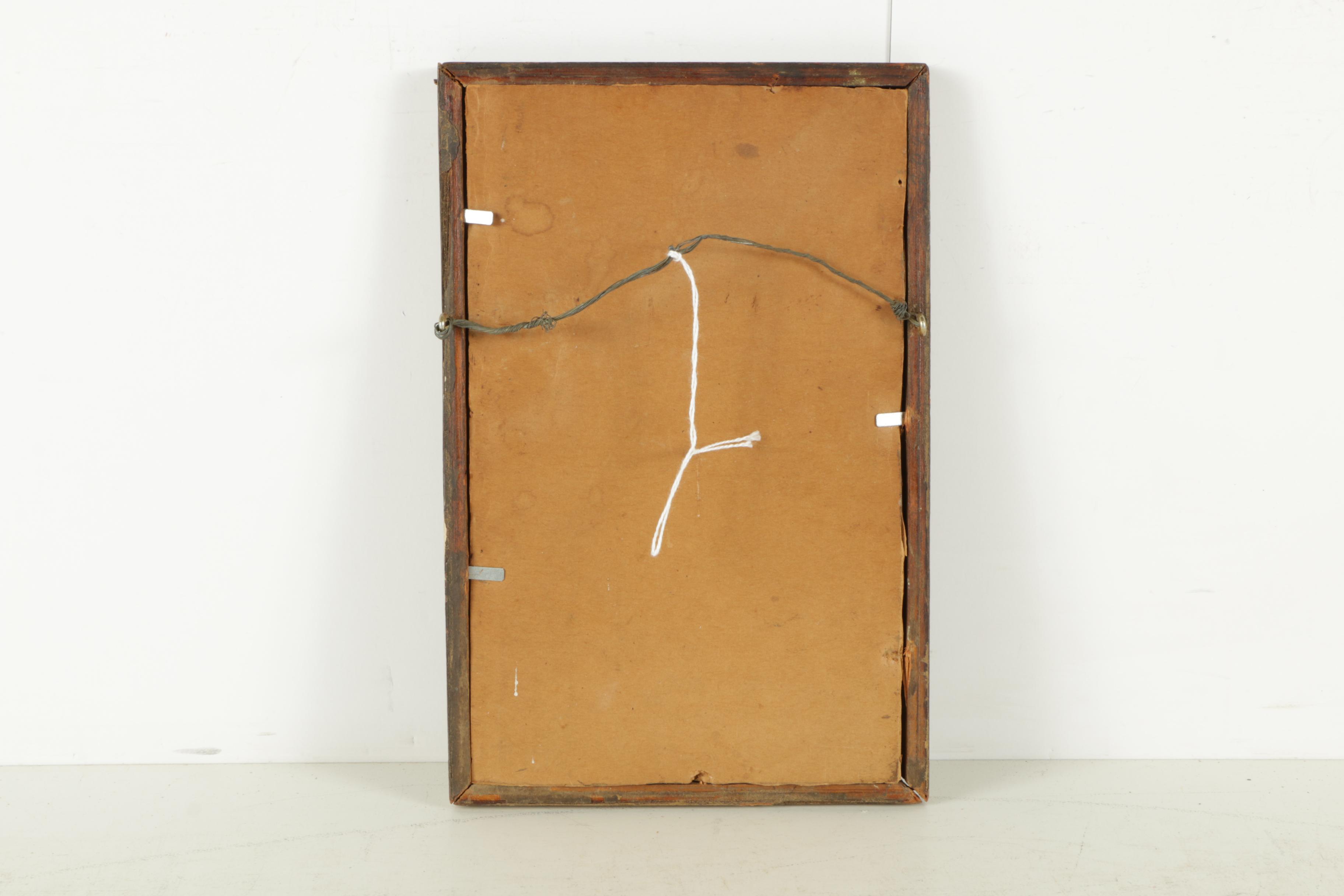 H. Burch Oil Painting on Canvas Board of a Rural Landscape