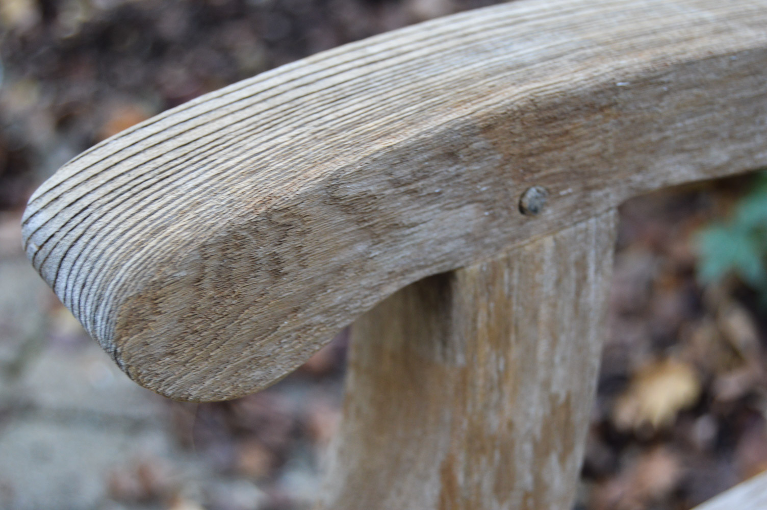 Unfinished Wood Garden Bench with Green Cushion