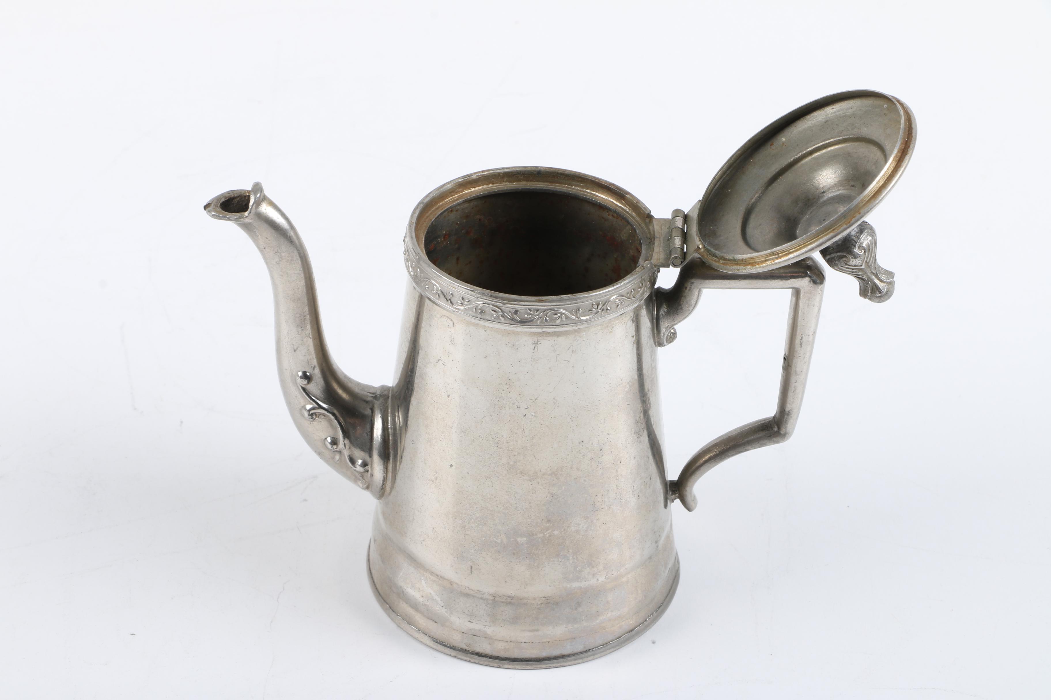 Queen City Silver Company Silver Plate Teapot and Assorted Silver Plate Teapots