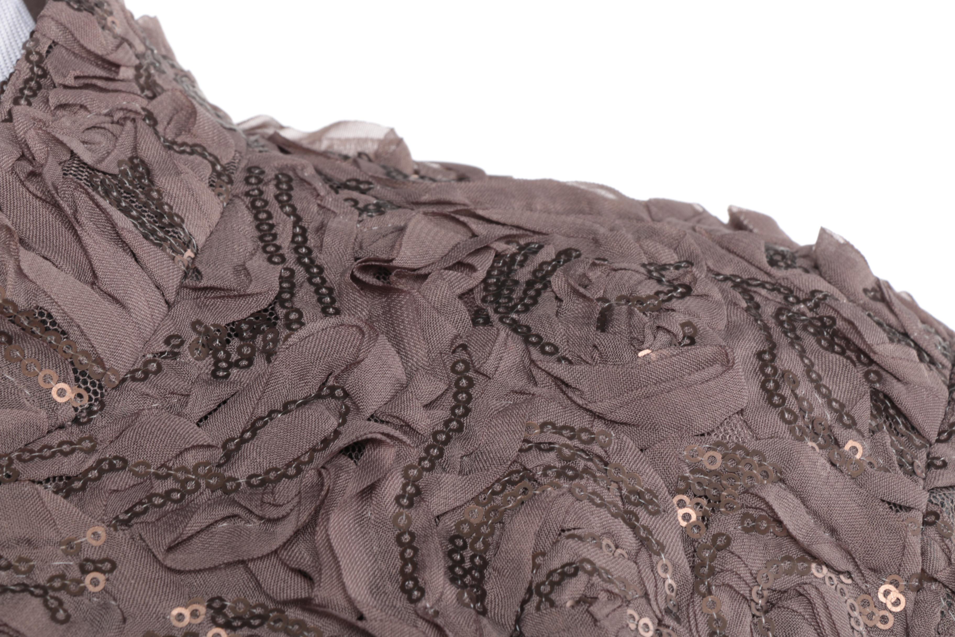 Women's Chico's Rose Sequin Taupe Jacket