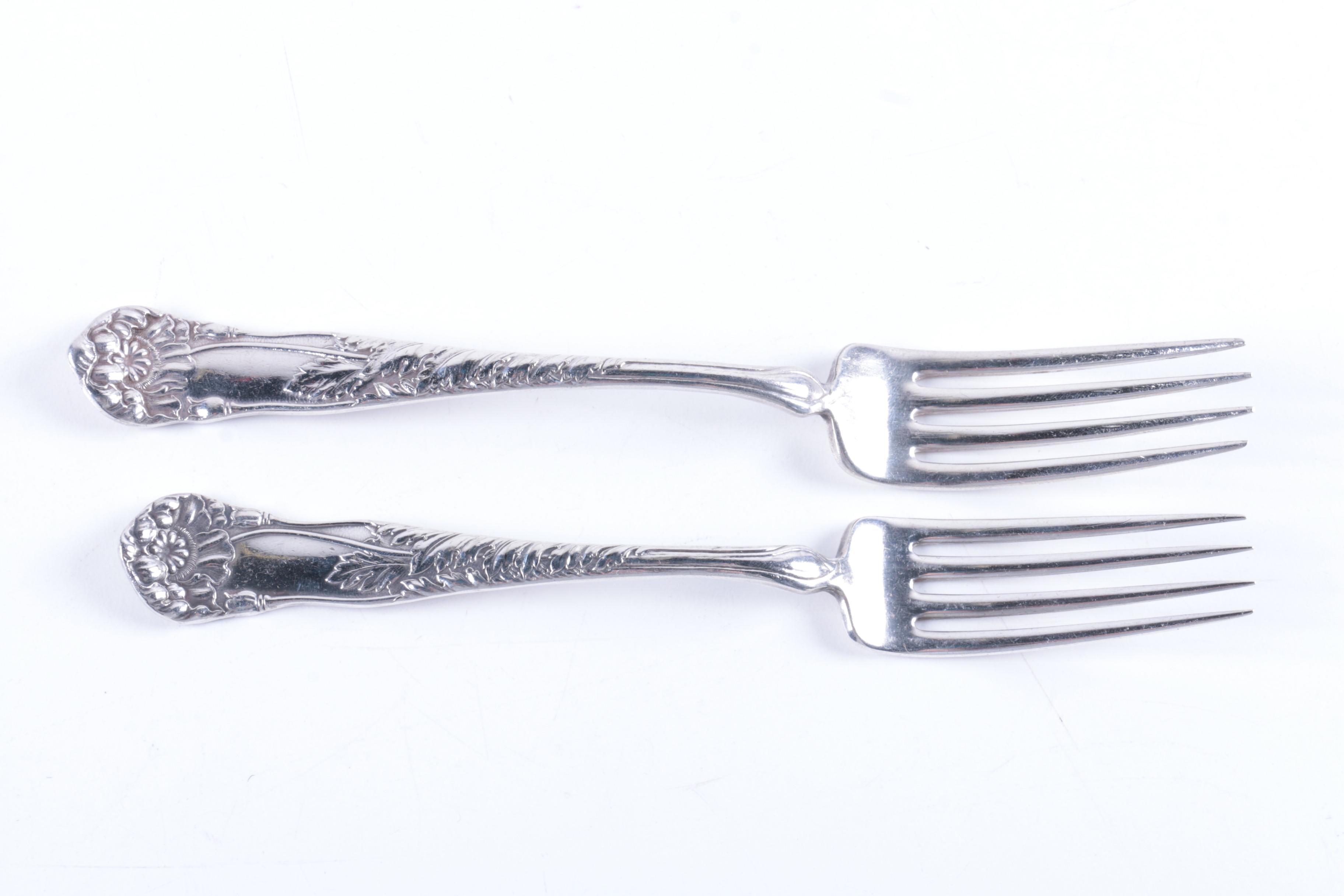 Oneida for American Cereal Co. "Cereta" Silver Plate Forks