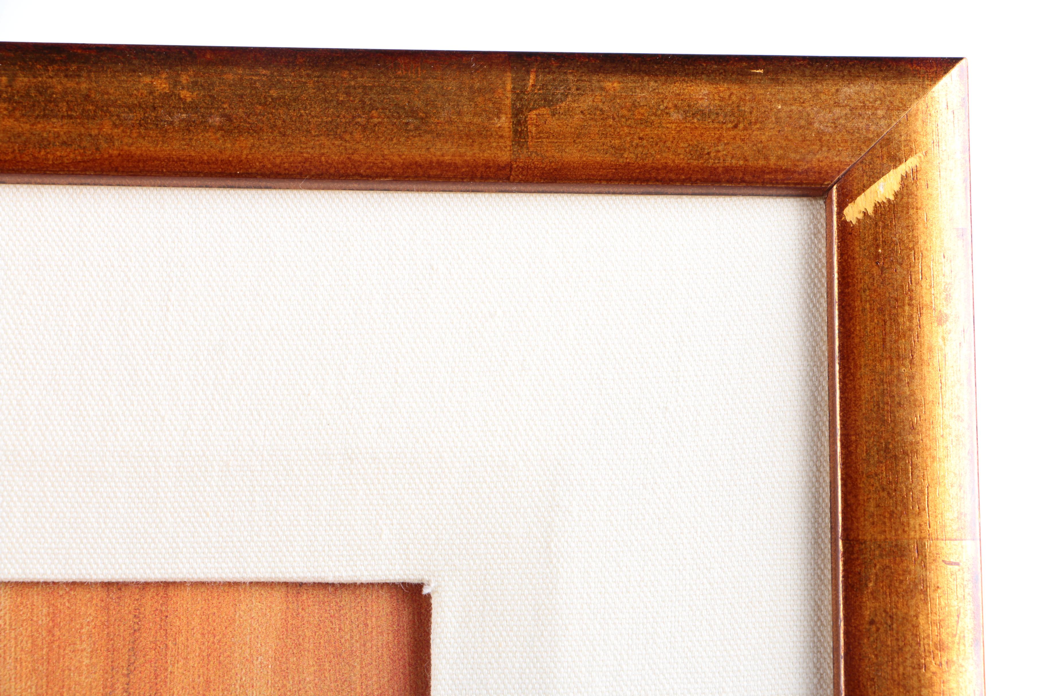 Embellished Offset Lithograph on Canvas After Nino Vasali "La Serenata"