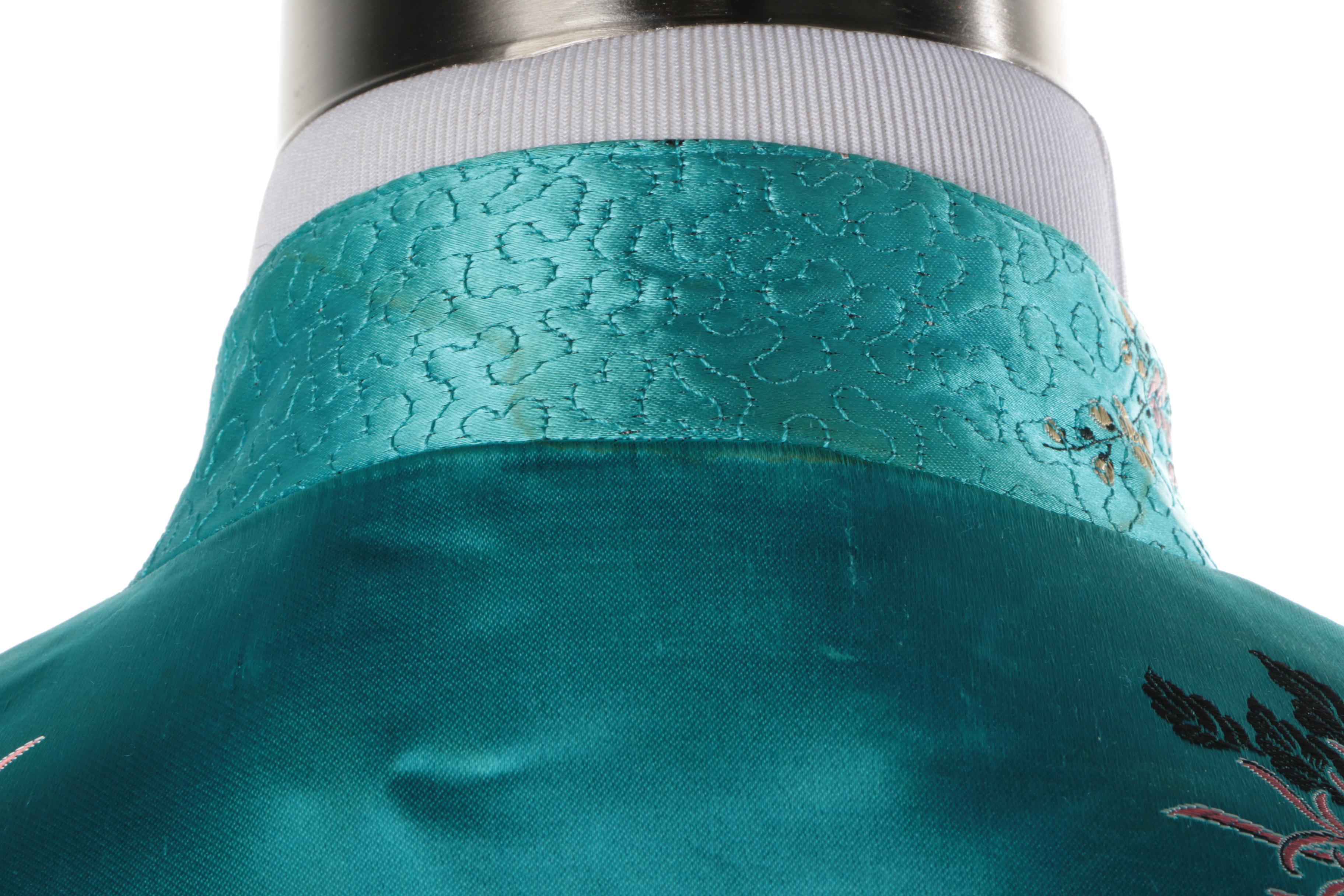 Vintage Chinese Style Brocade Robe by Mulchands Singapore