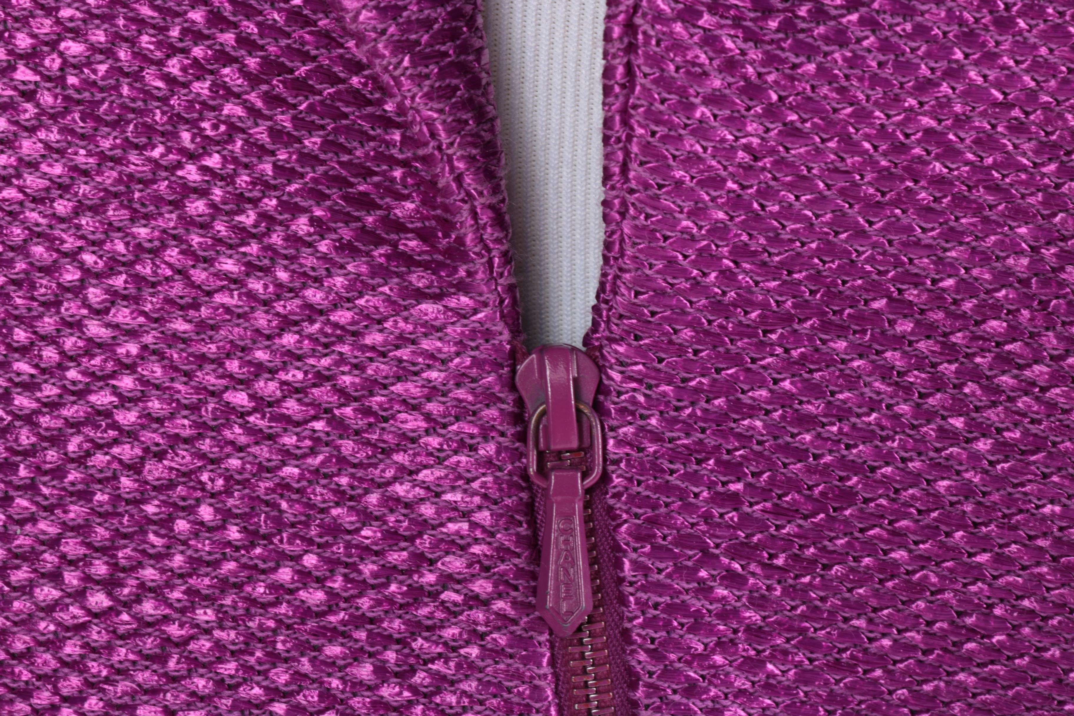 Chanel Magenta Suit Jacket